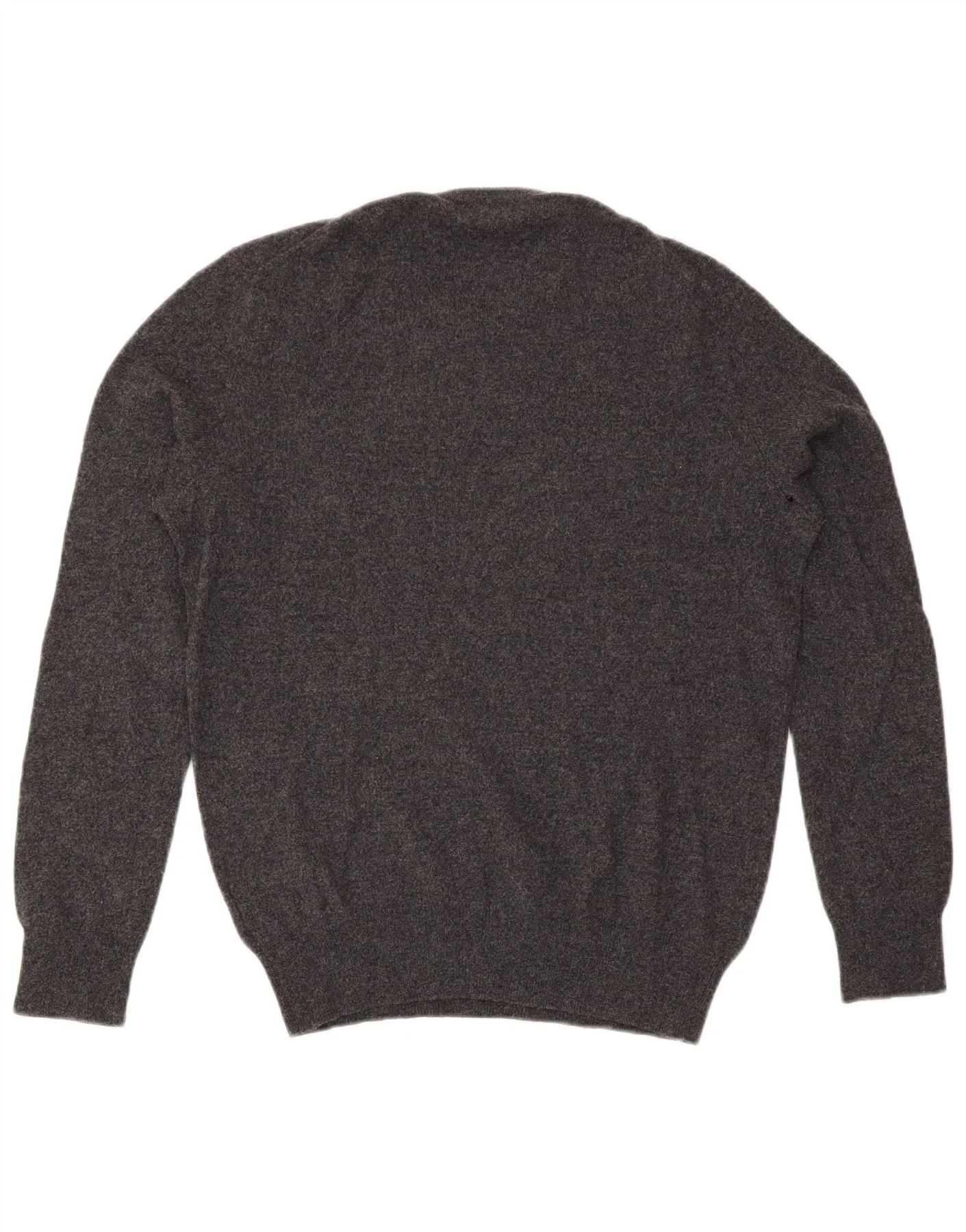 Polo Ralph Lauren Mens Crew Neck Jumper Sweater Medium Grey Wool - Image 2