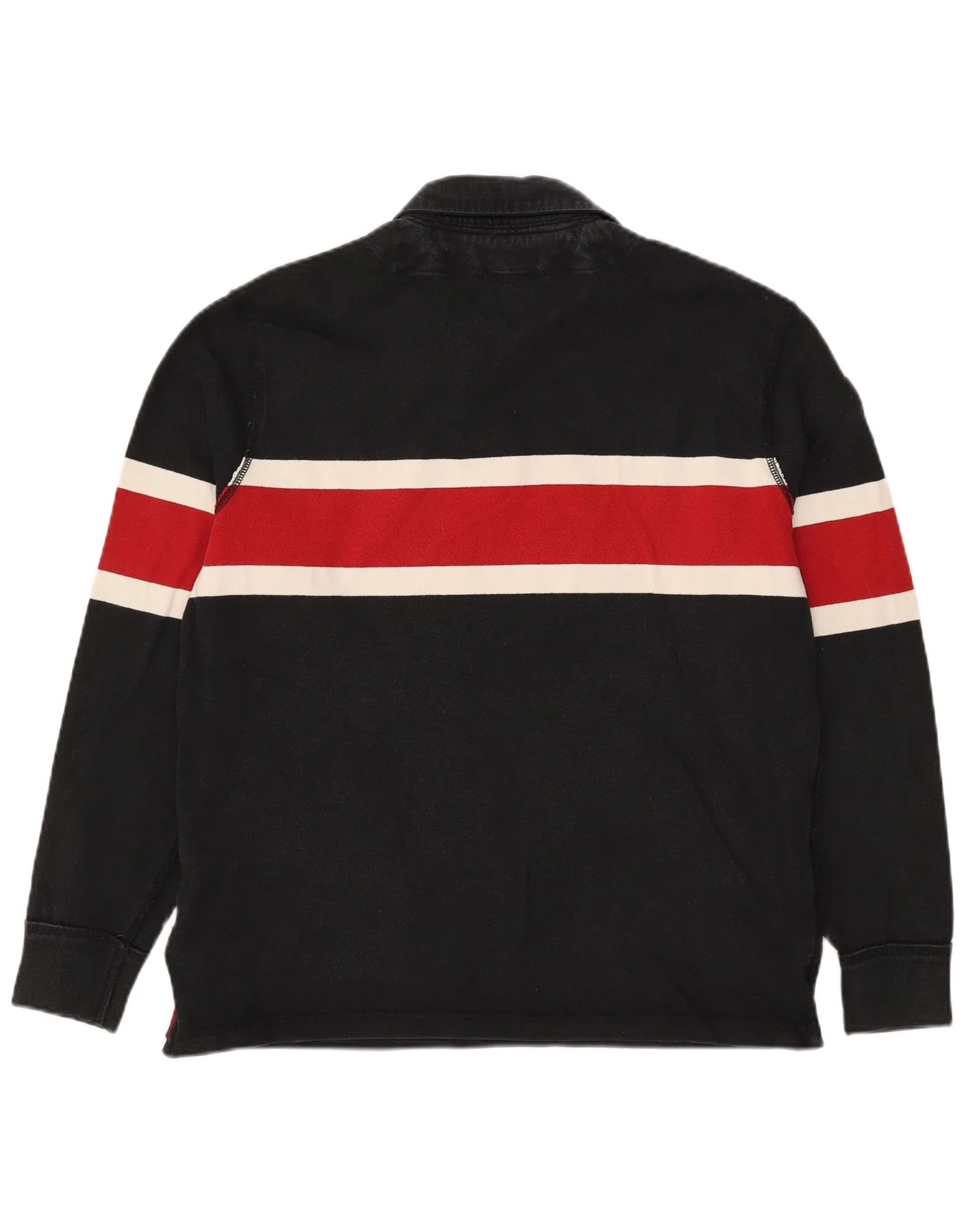 Polo Ralph Lauren Mens Graphic Neck Sweatshirt Jumper Large Black - Image 2