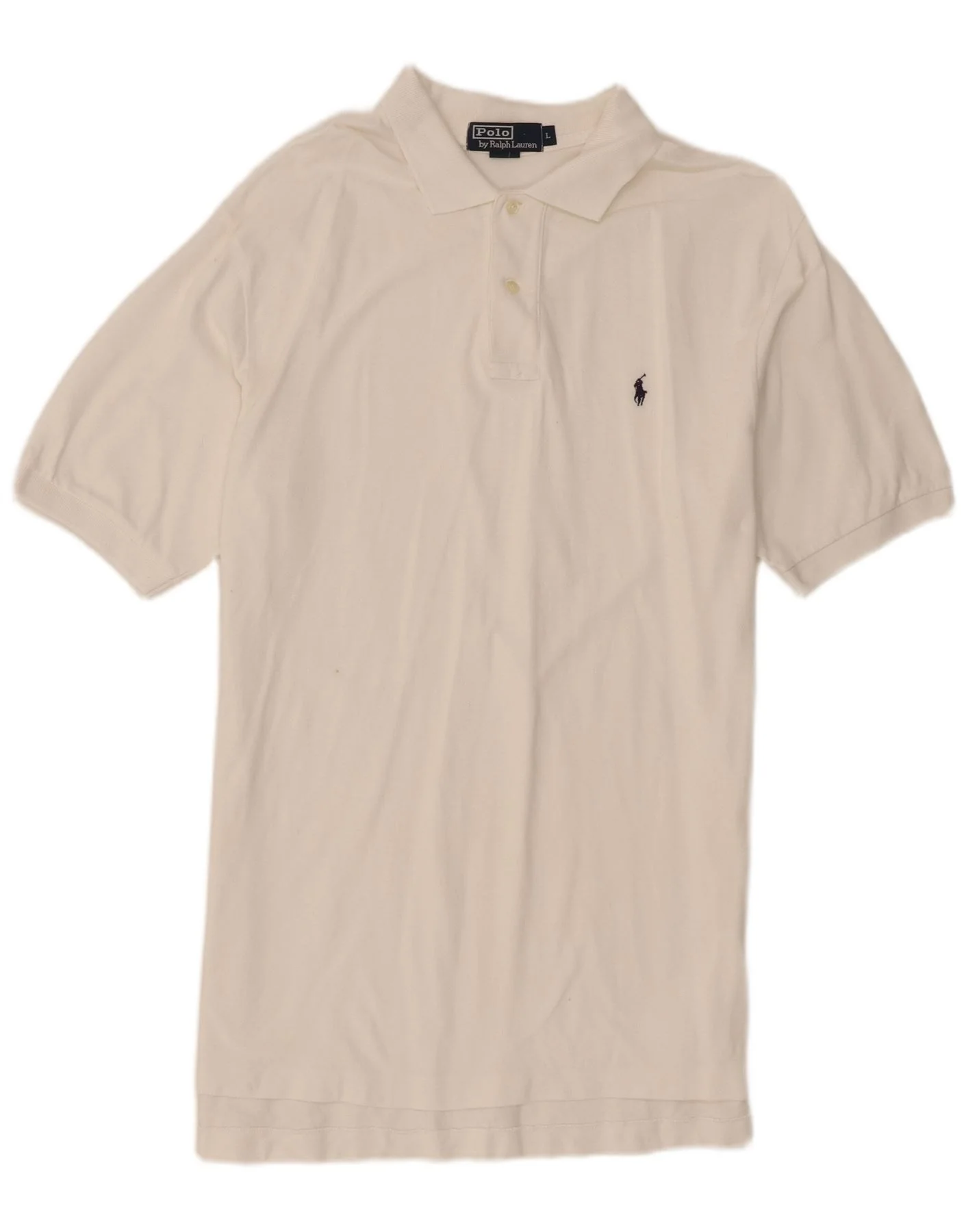 Polo Ralph Lauren Mens Shirt Large White Cotton