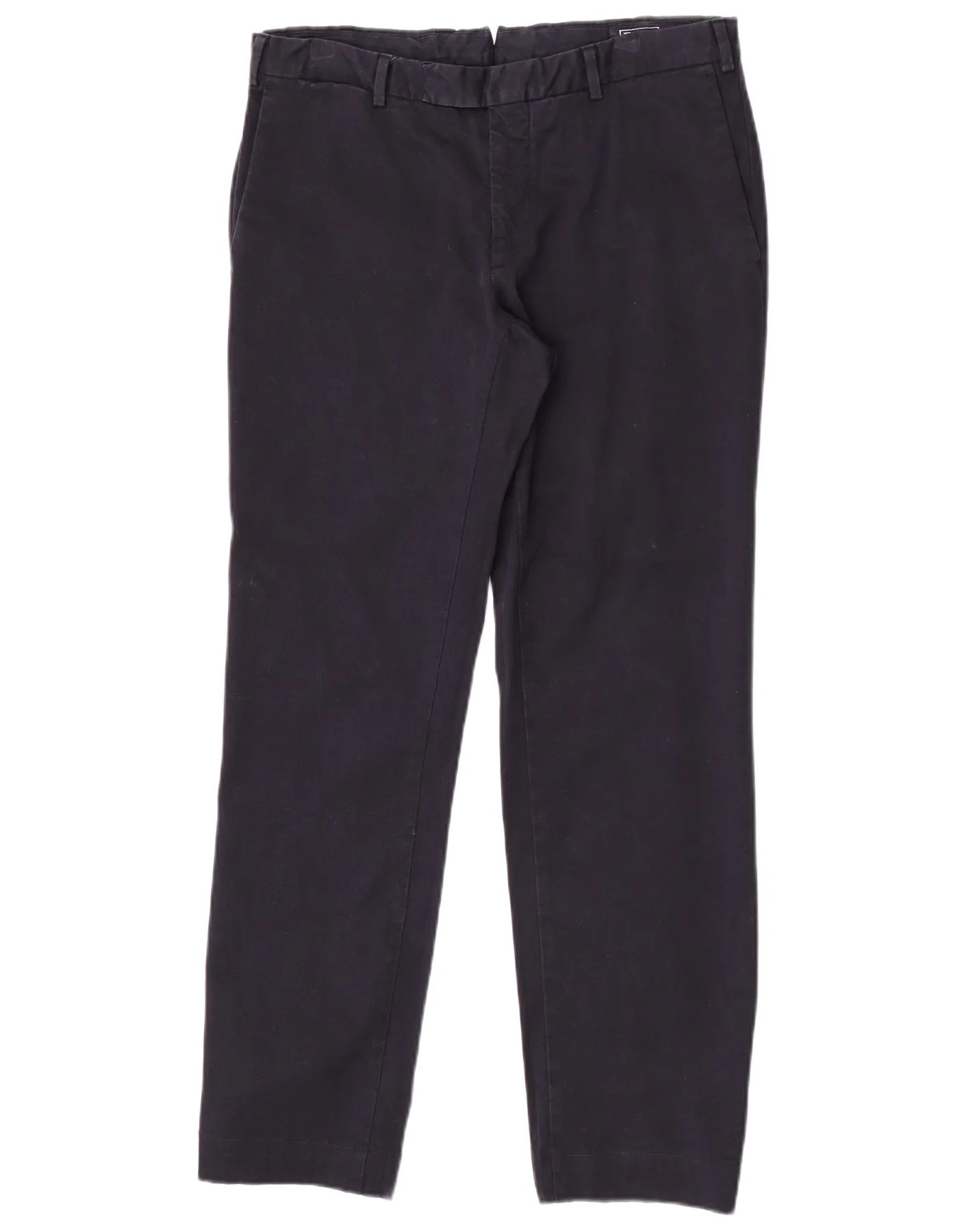 Polo Ralph Lauren Mens Straight Chino Trousers W33 L30 Navy Blue Cotton