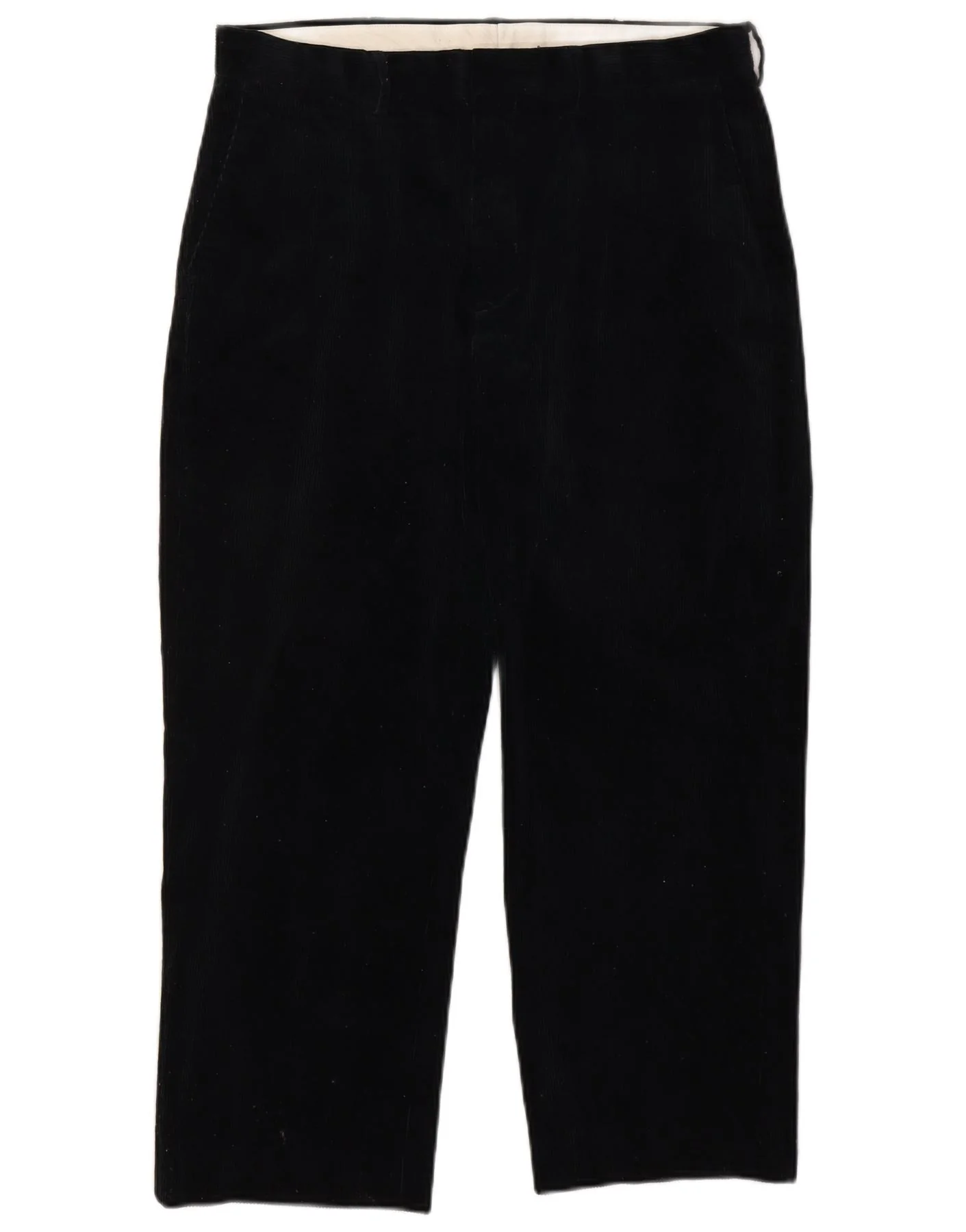 Polo Ralph Lauren Mens Straight Corduroy Trousers W36 L26 Navy Blue Cotton