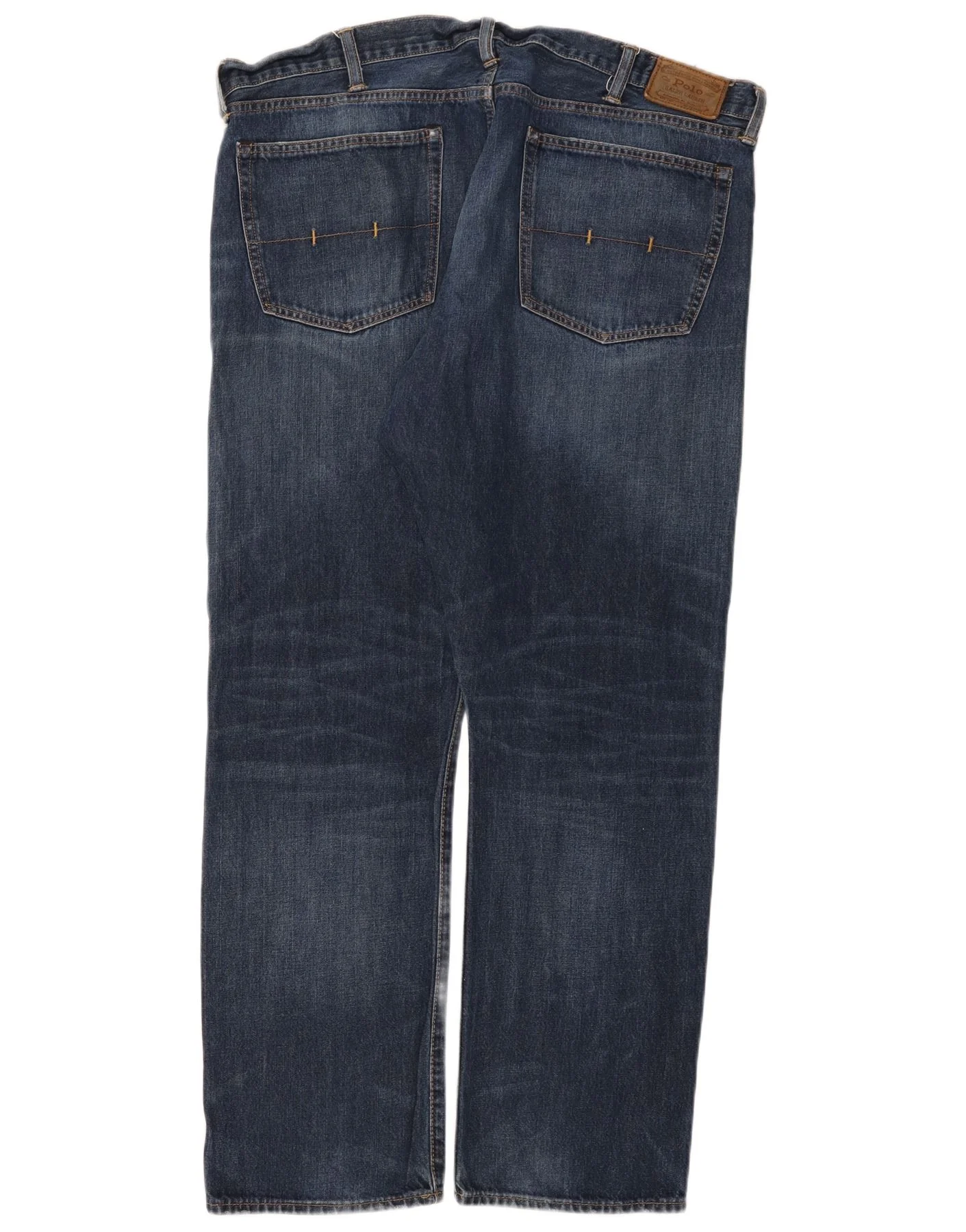 Polo Ralph Lauren Mens Straight Jeans W42 L32 Blue Cotton - Image 2