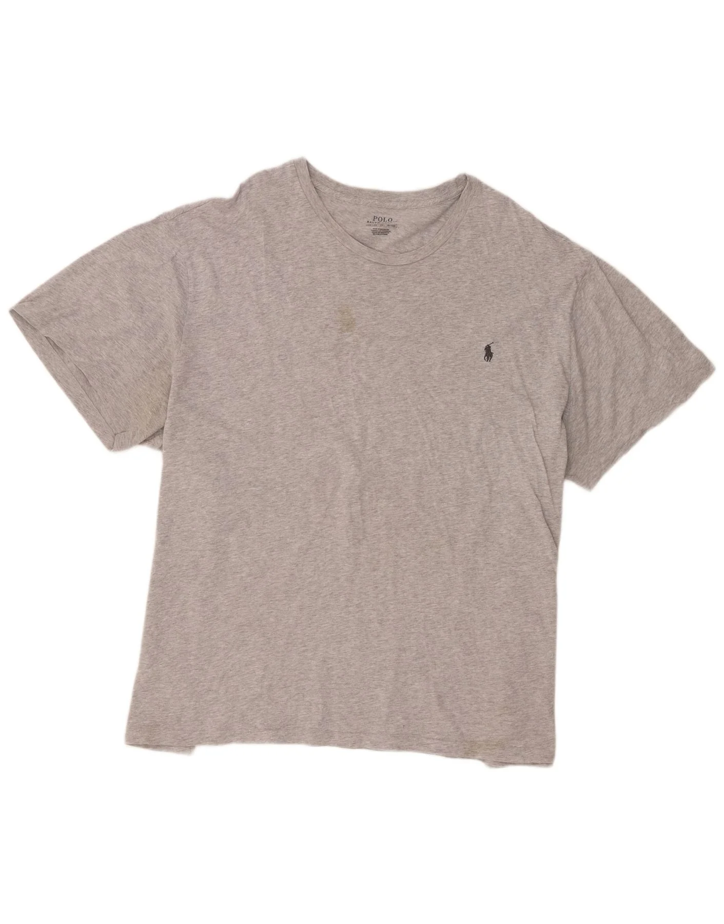 Polo Ralph Lauren Mens T-Shirt Top 2XL Grey Cotton