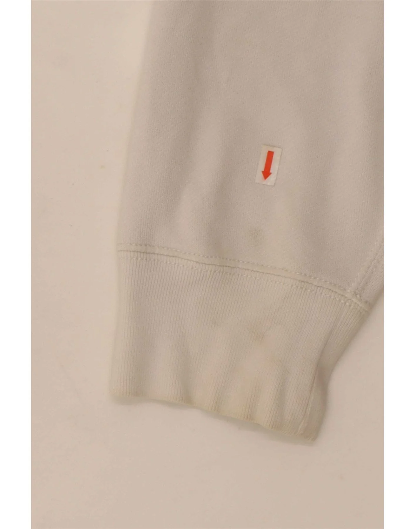 Polo Ralph Lauren Mens Zip Hoodie Sweater Large White Cotton - Image 3