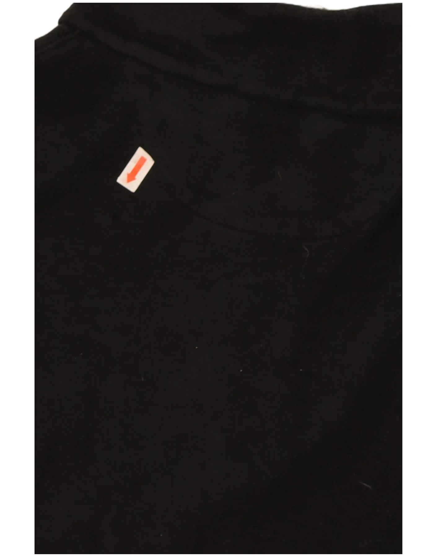 Polo Ralph Lauren Mens Zip Neck Sweatshirt Jumper Large Black Cotton - Image 3