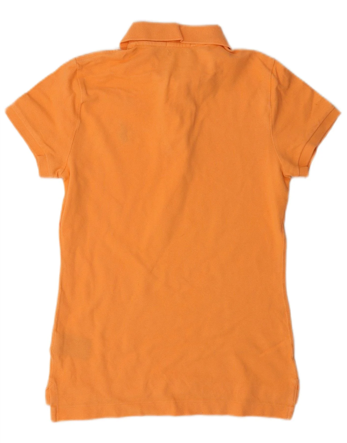 Polo Ralph Lauren Womens The Skinny Shirt UK 10 Small Orange Cotton - Image 2