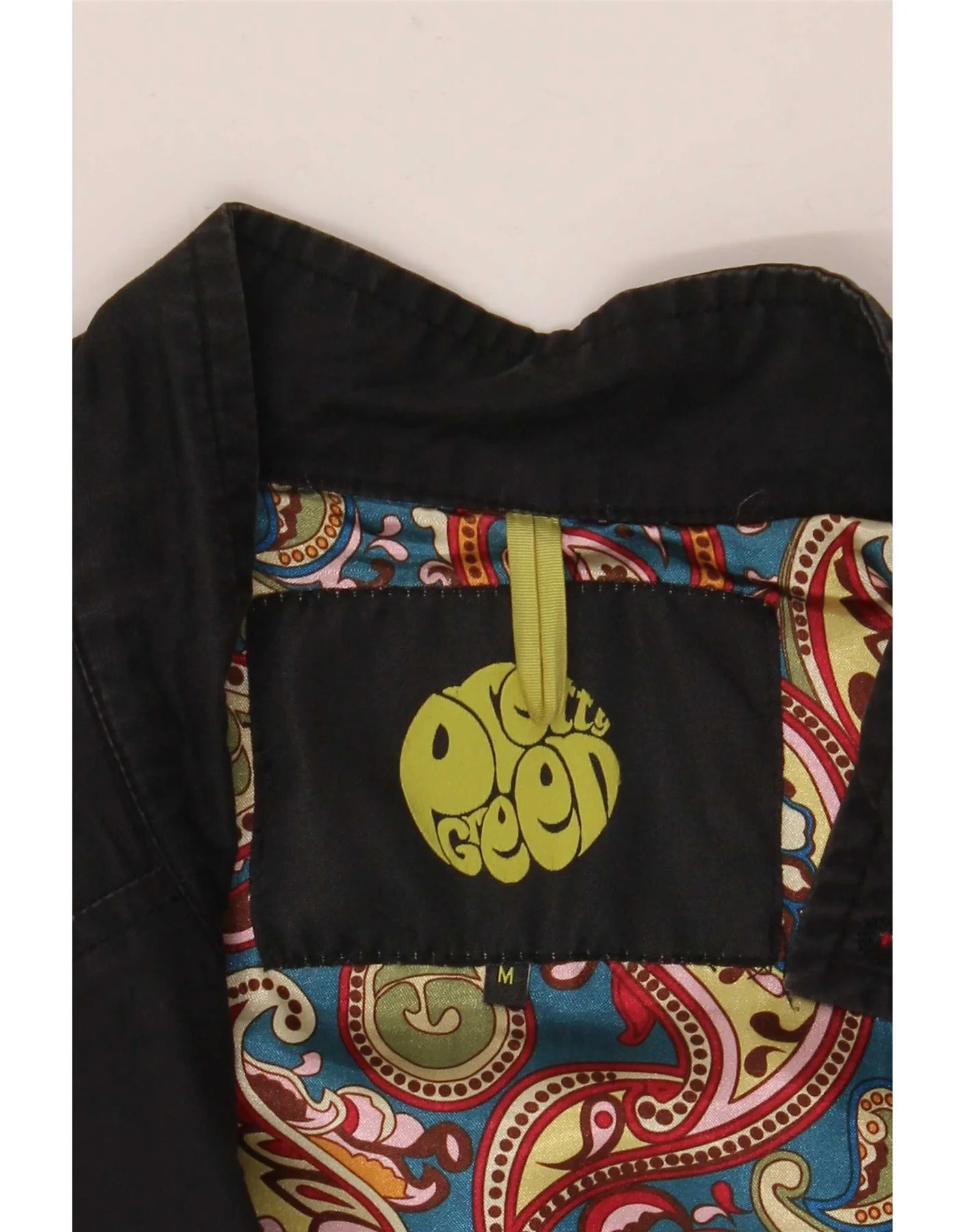 Pretty Green Mens Bomber Jacket UK 38 Medium Black - Image 3