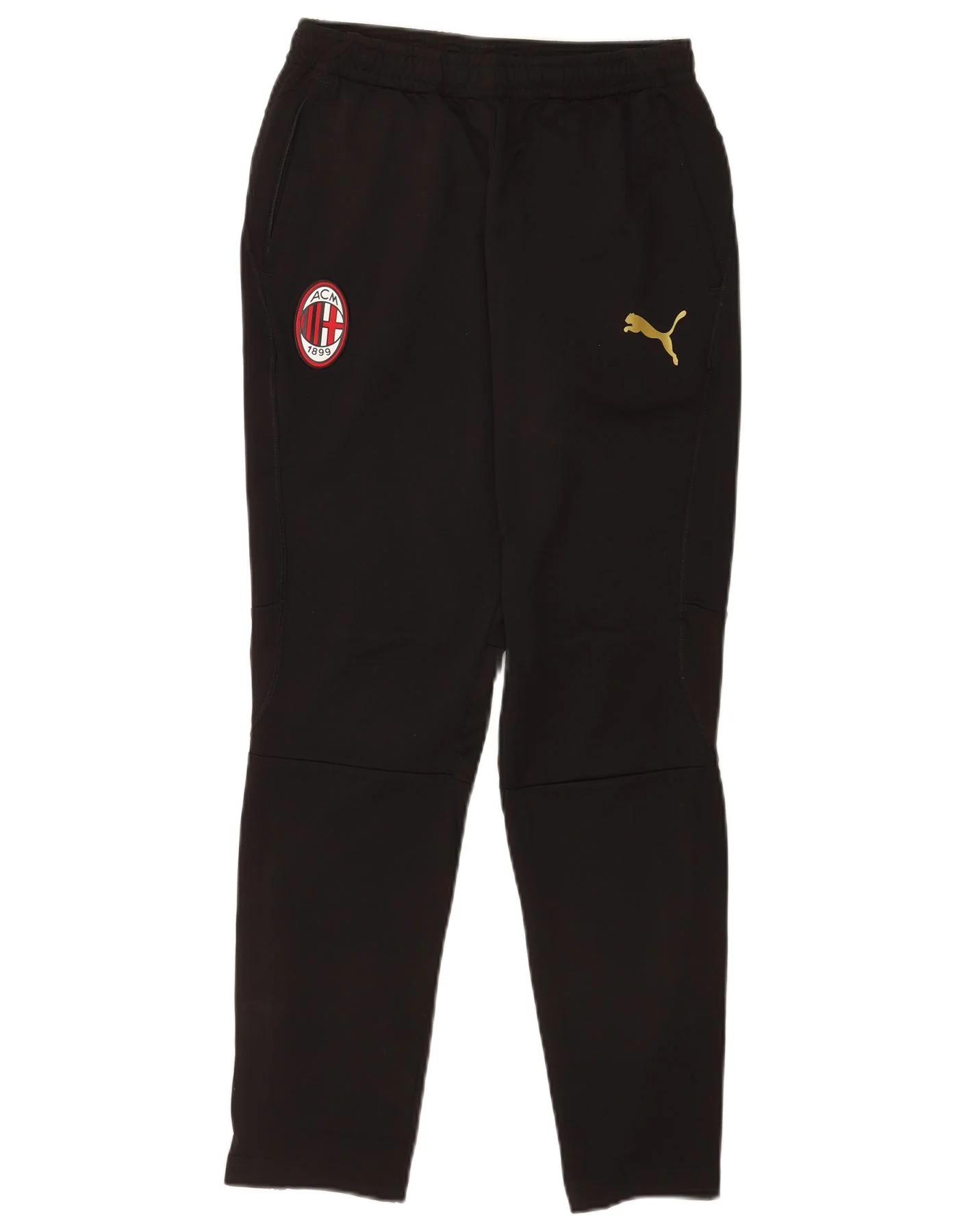 Puma Boys AC Milan Tracksuit Trousers 13-14 Years Black