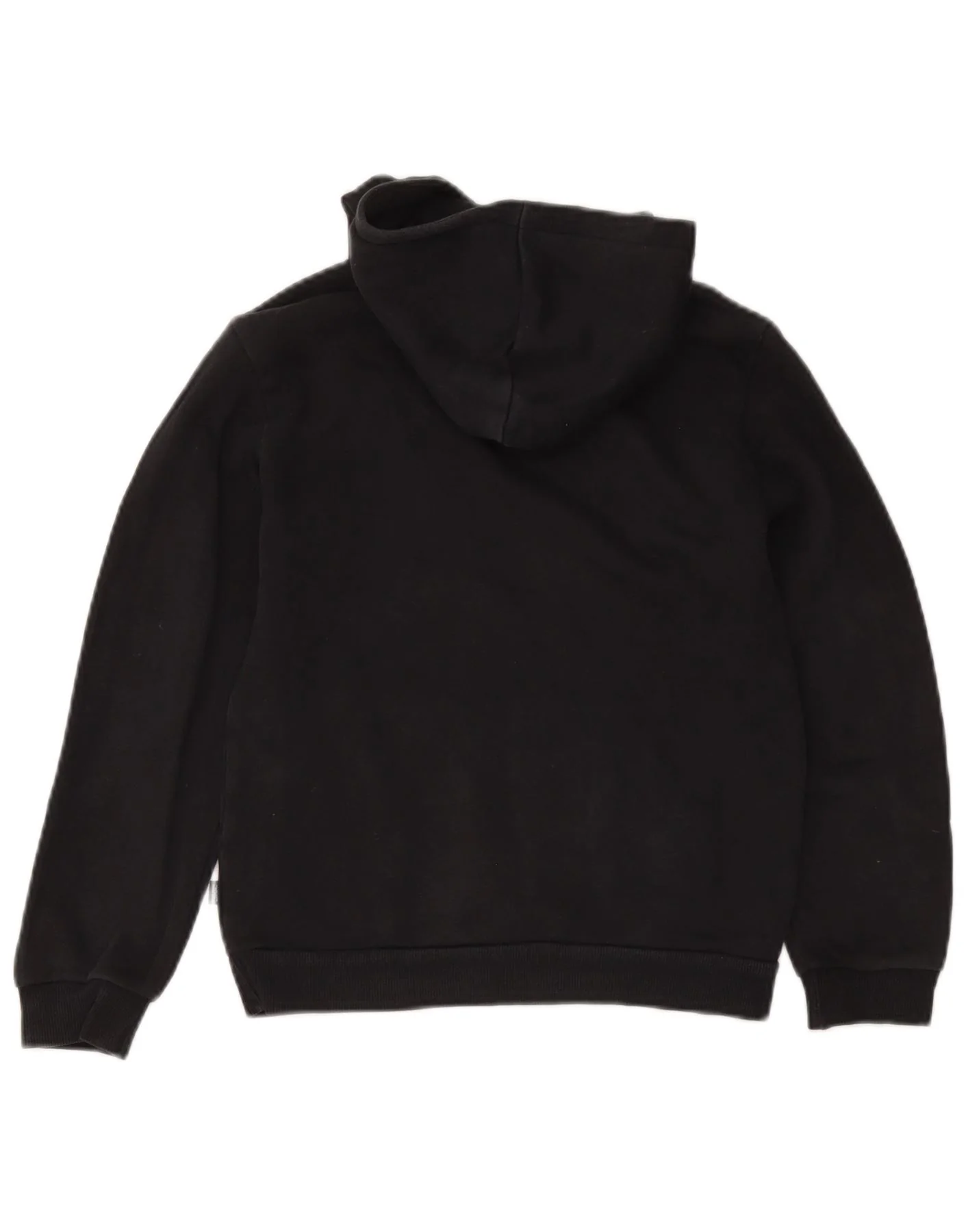 Puma Boys Graphic Hoodie Jumper 11-12 Years Black Cotton - Image 2