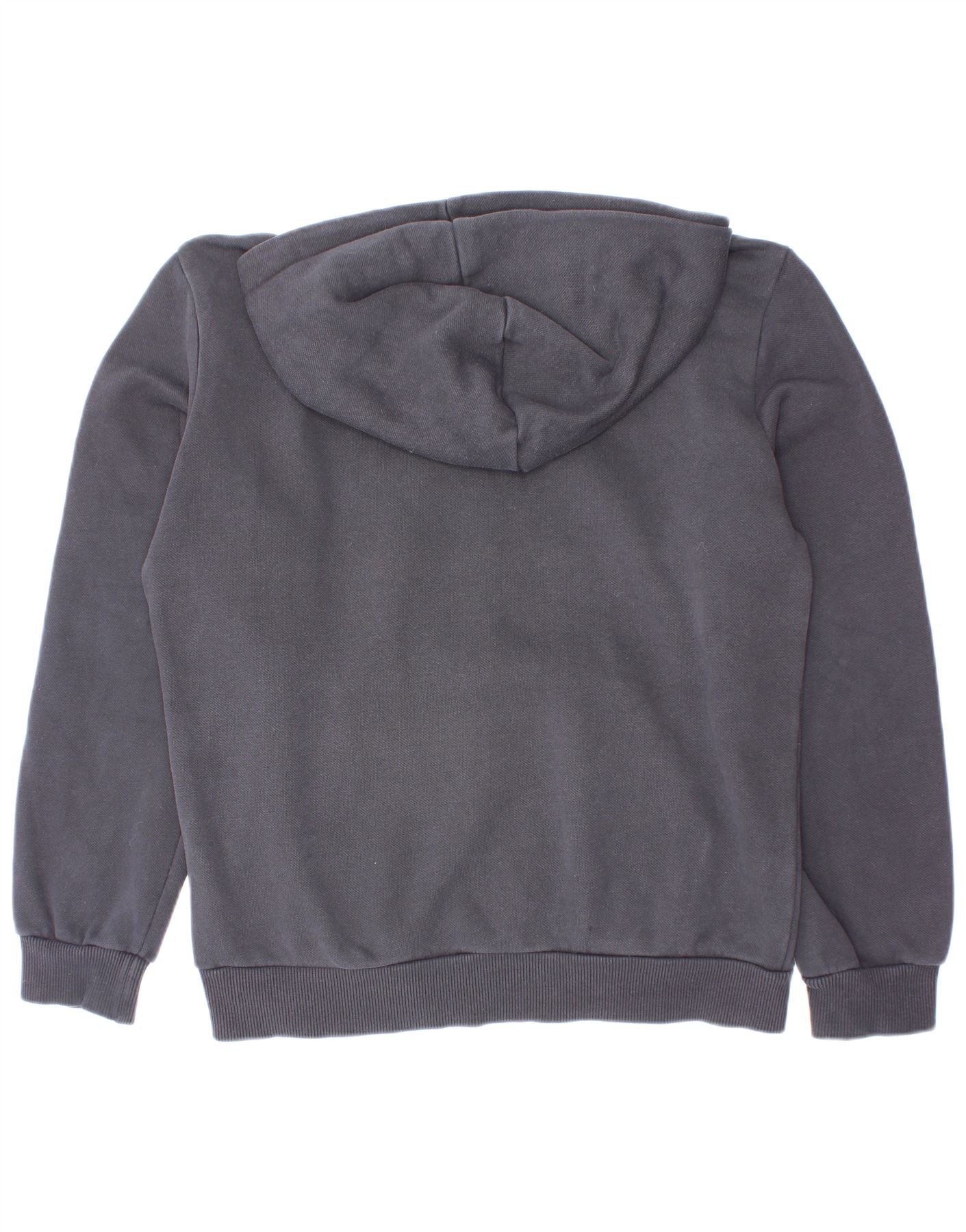 Puma Boys Graphic Hoodie Jumper 11-12 Years Navy Blue Cotton - Image 2