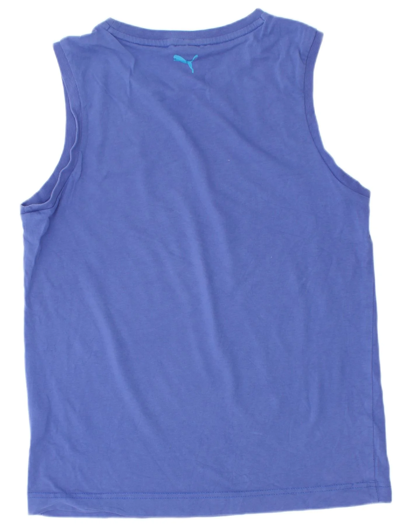 Puma Boys Graphic Vest Top 13-14 Years Blue - Image 2