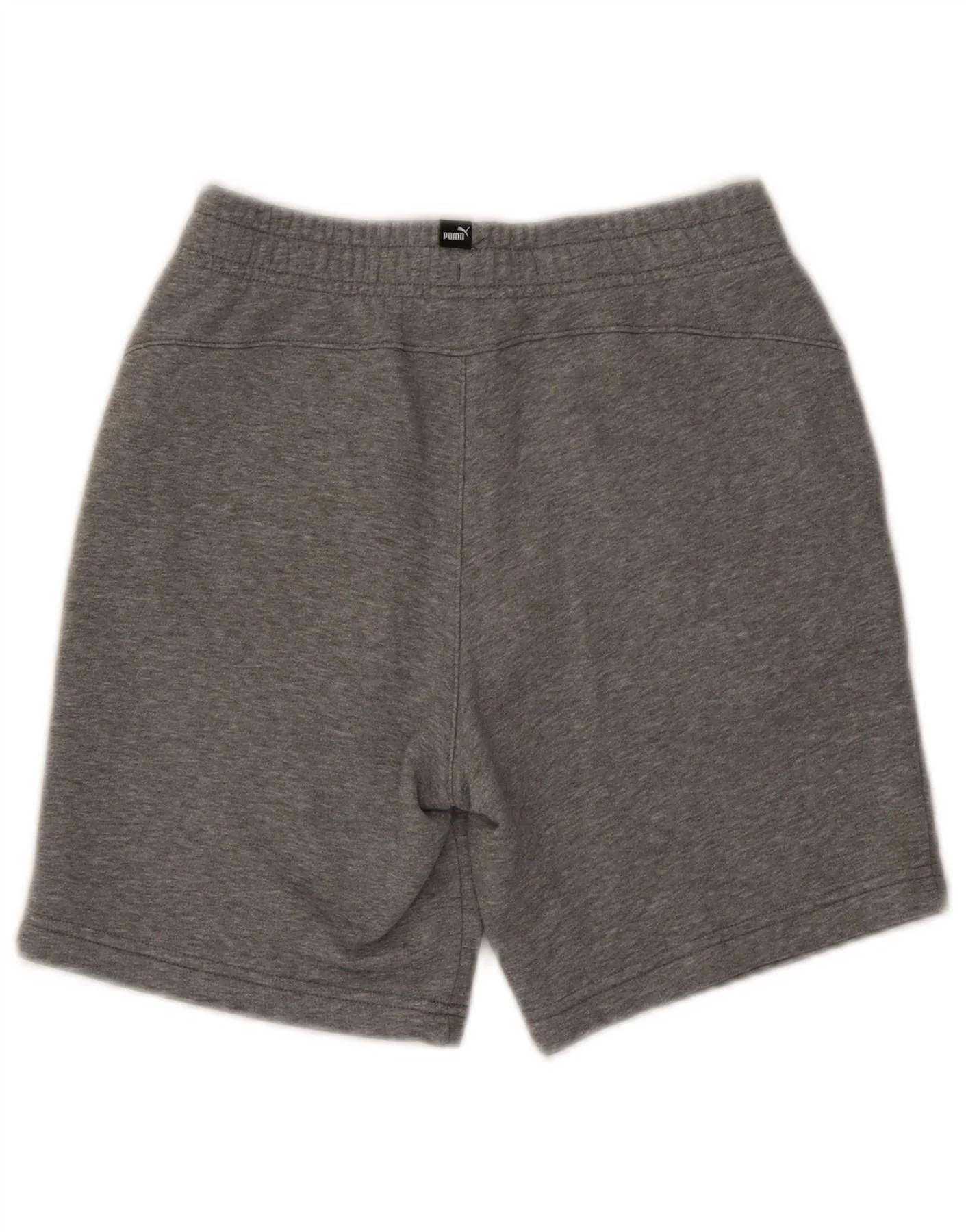 Puma Boys Sport Shorts 11-12 Years Grey Flecked Cotton - Image 2