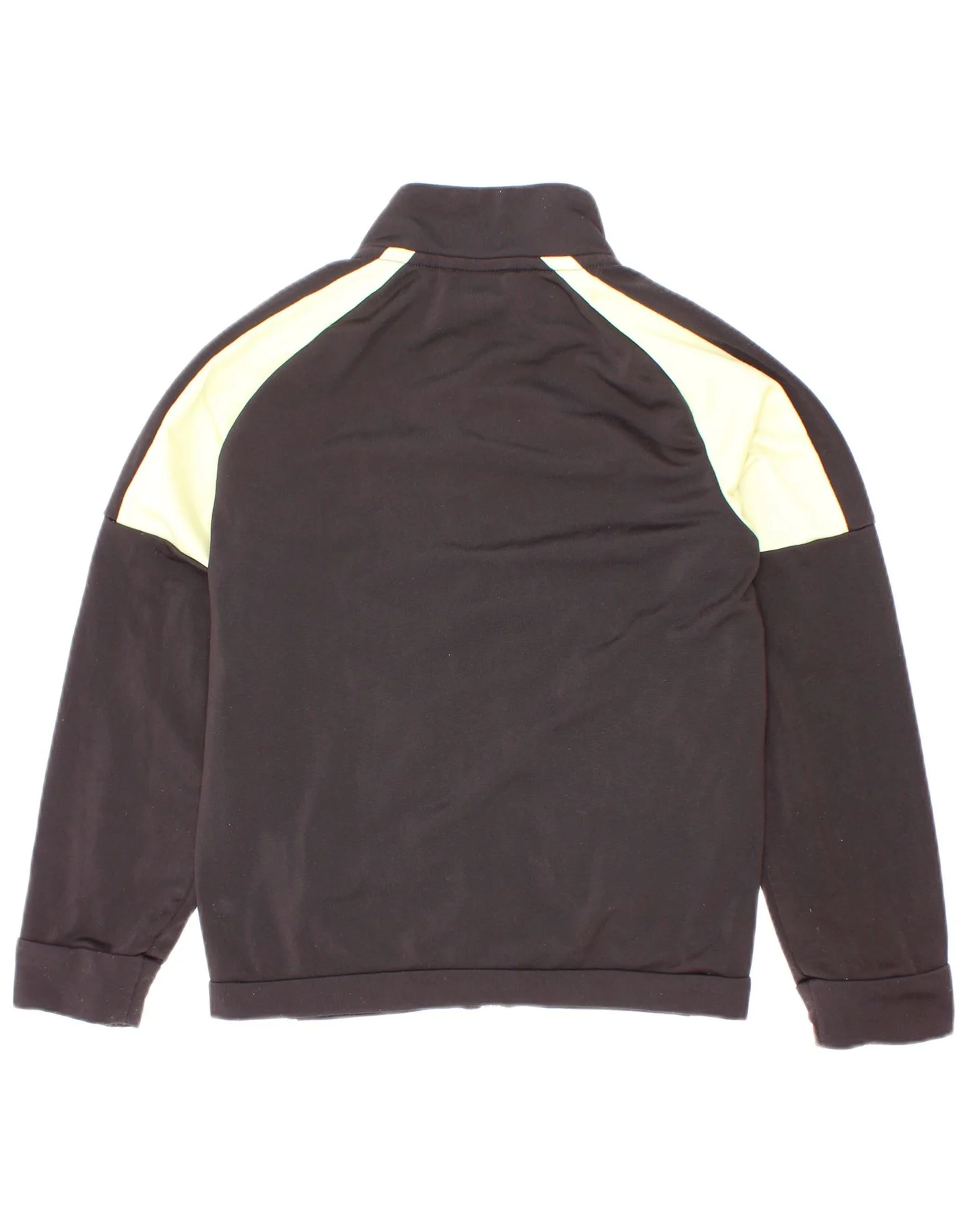 Puma Boys Tracksuit Top Jacket 7-8 Years Black Colourblock Polyester - Image 2
