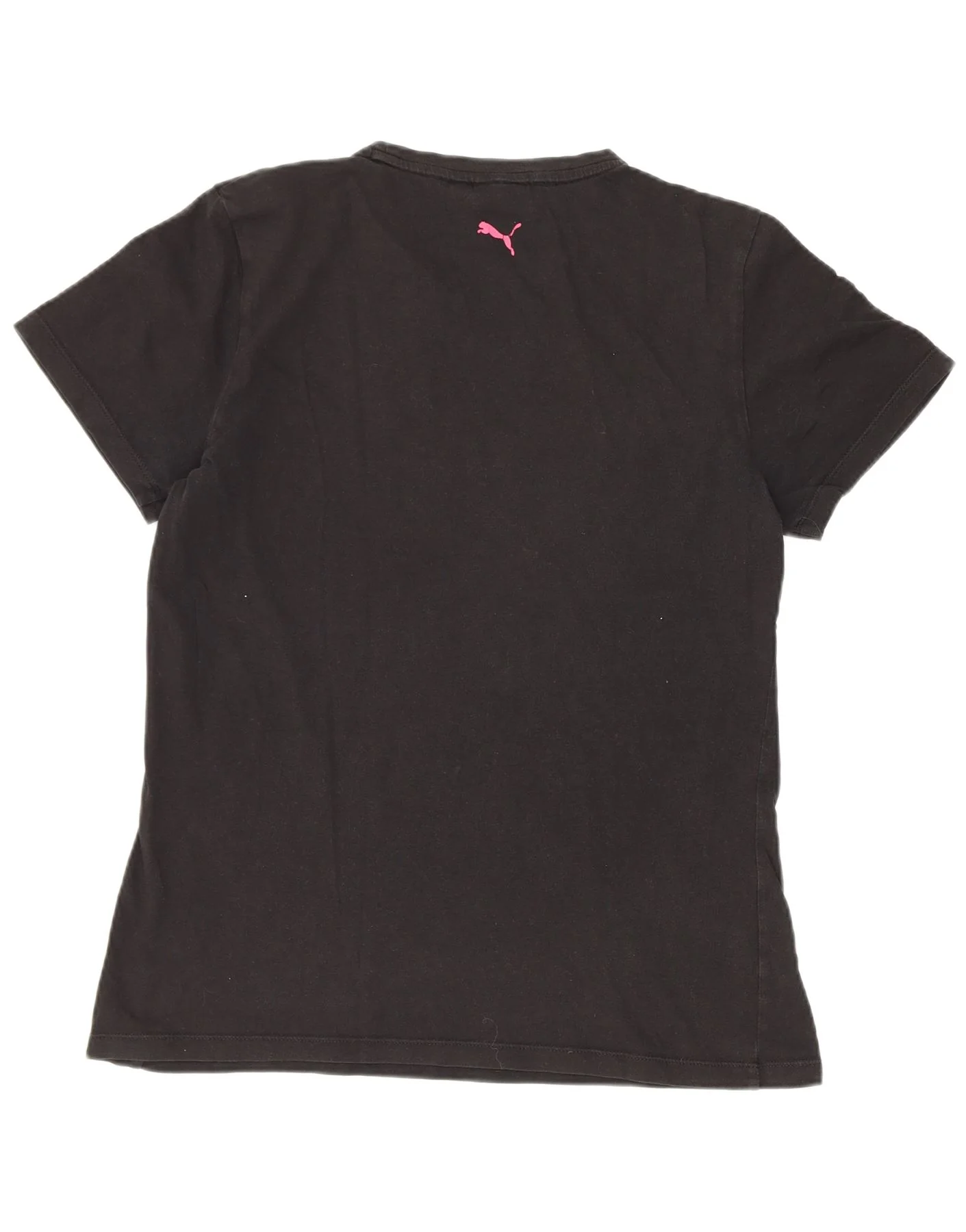 Puma Girls Graphic T-Shirt Top 15-16 Years Black - Image 2