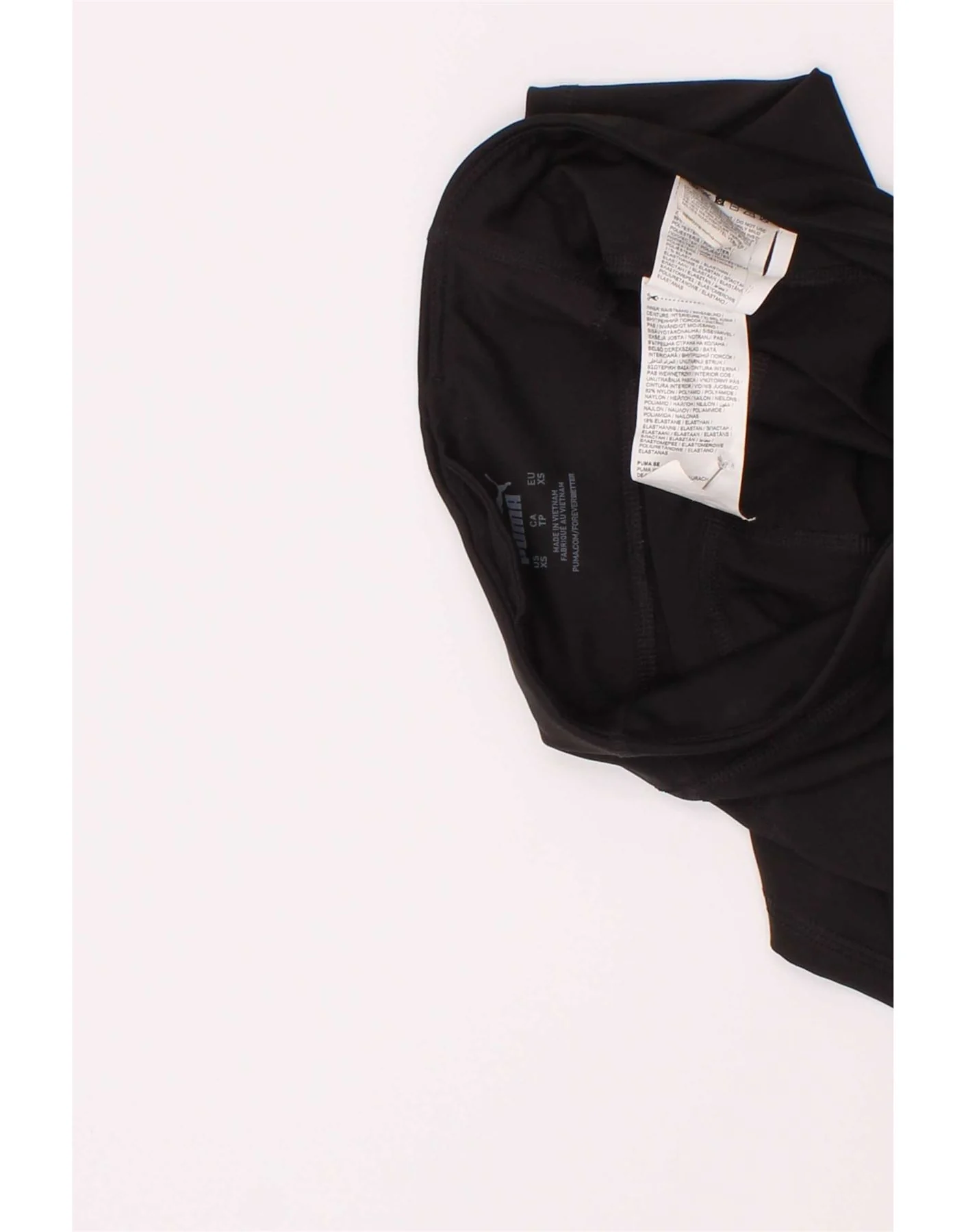 Puma Girls Sport Shorts 8-9 Years Black Nylon - Image 3