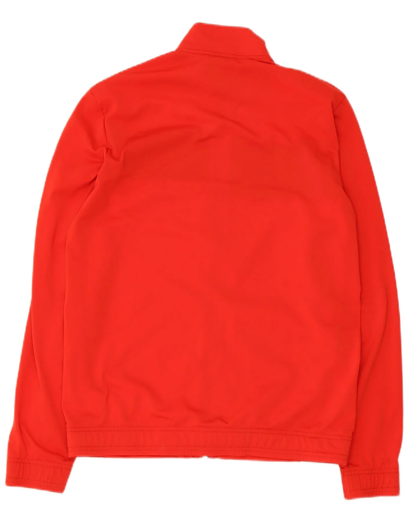 Puma Girls Tracksuit Top Jacket 15-16 Years Red Colourblock Polyester - Image 2