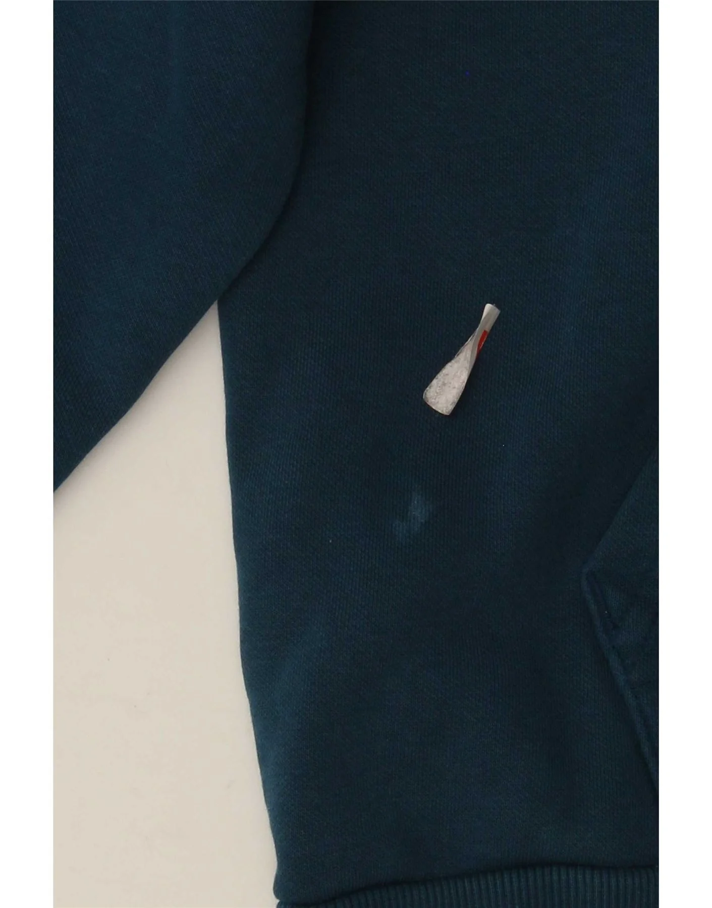 Puma Mens Graphic Hoodie Jumper Large Blue Cotton - Image 3