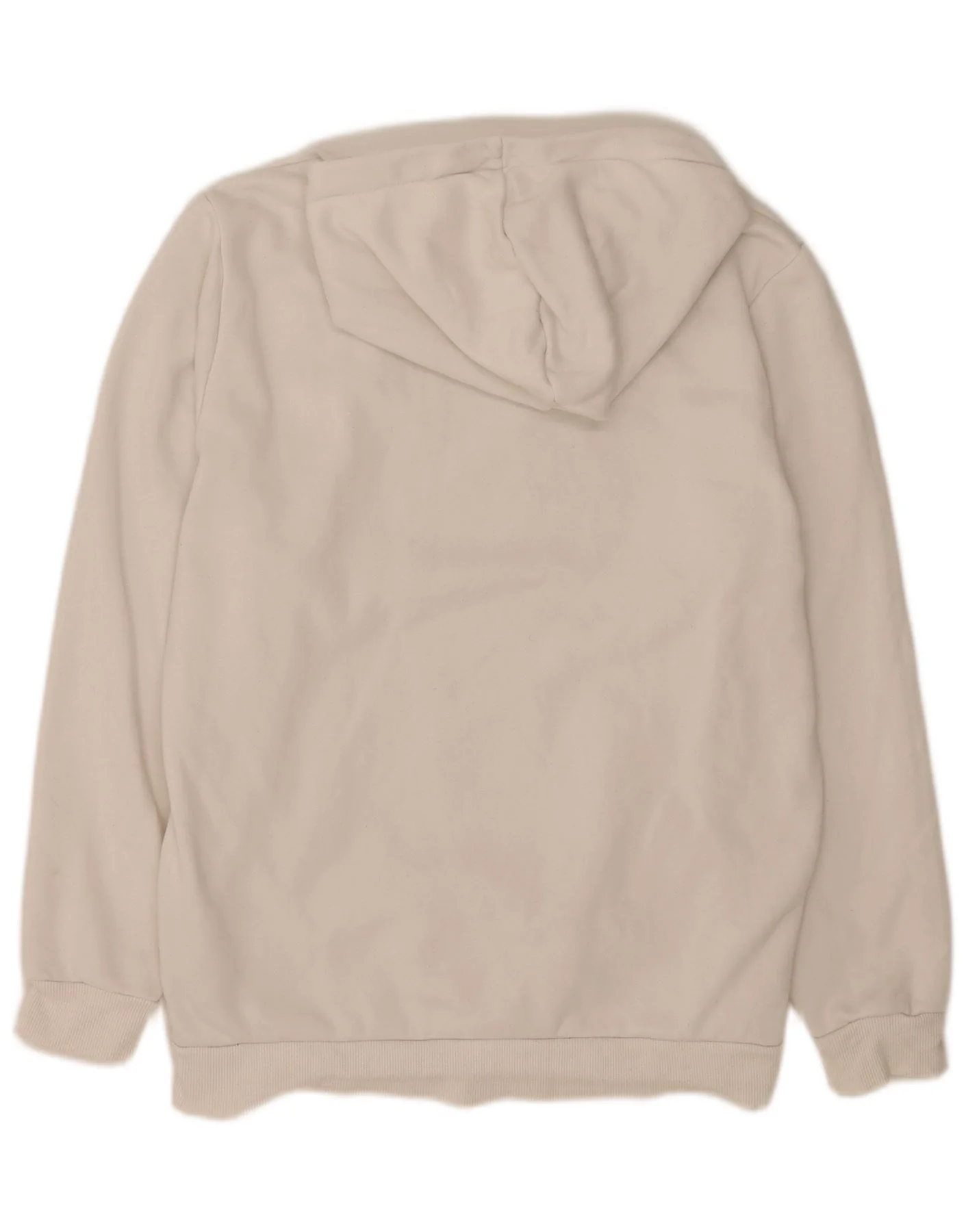 Puma Mens Graphic Hoodie Jumper Medium White Cotton Sports - Image 2