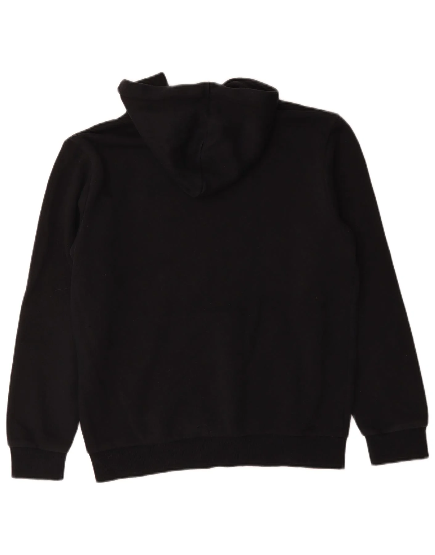 Puma Mens Graphic Hoodie Jumper Small Black Cotton - Image 2