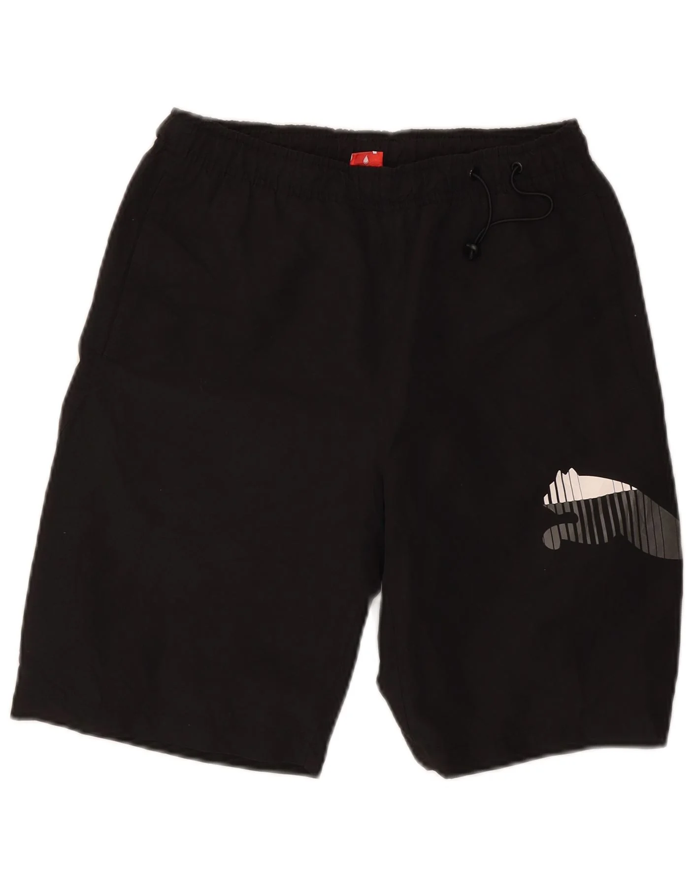 Puma Mens Graphic Sport Shorts Small Black
