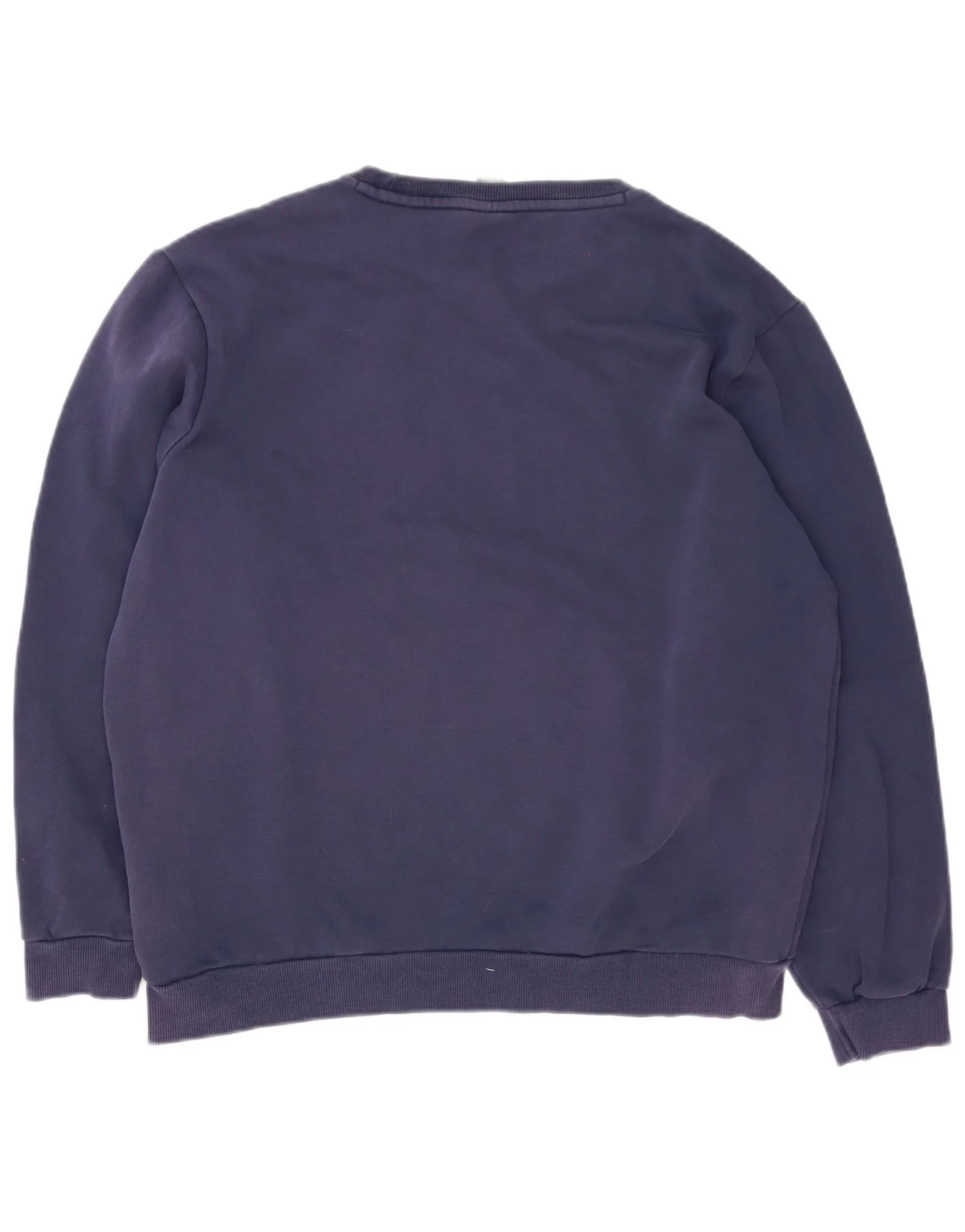 Puma Mens Graphic Sweatshirt Jumper Large Navy Blue Cotton - Image 2