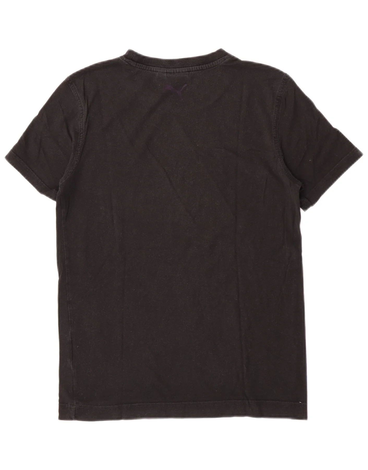 Puma Mens Graphic T-Shirt Top XS Black Cotton - Image 2