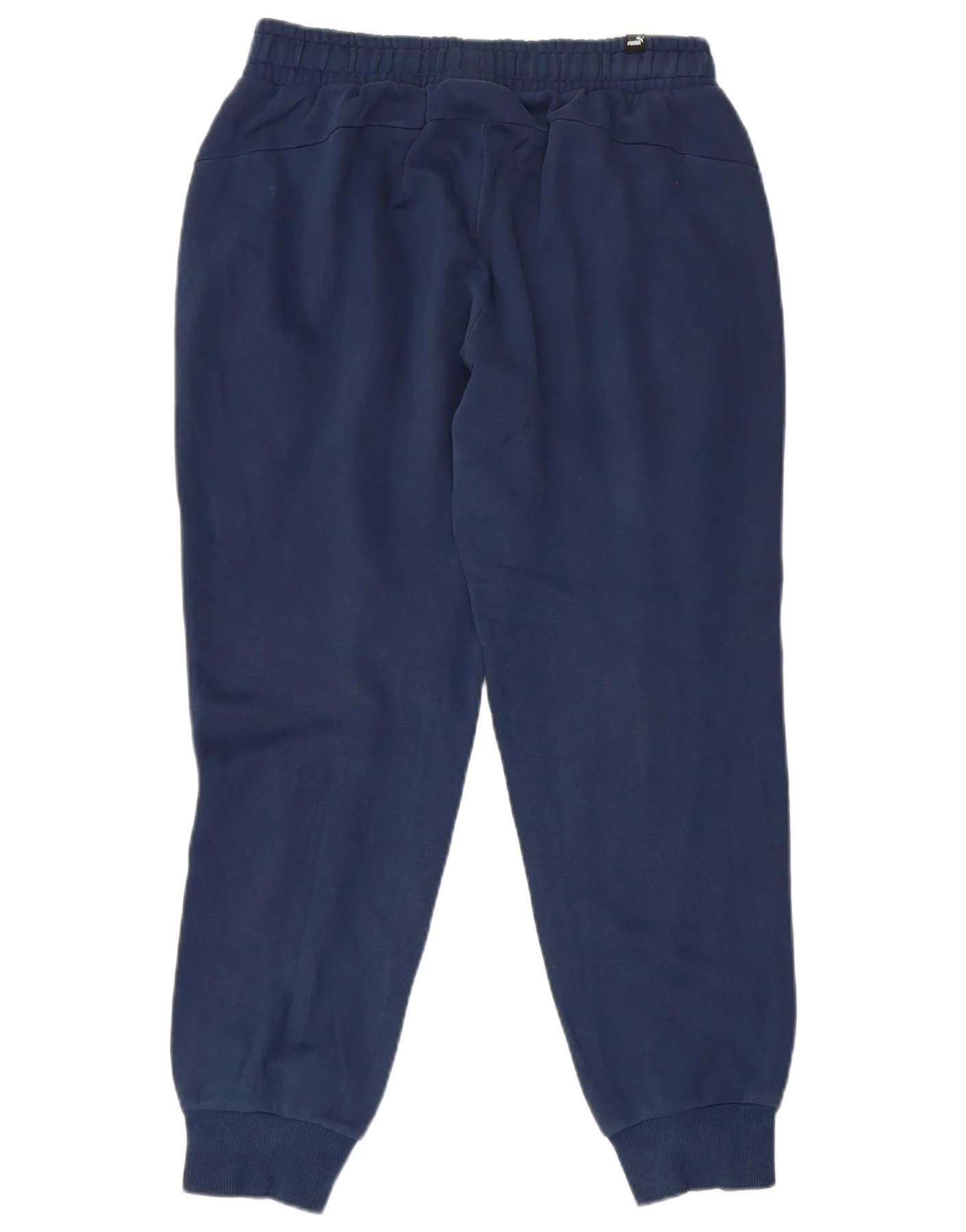 Puma Mens Graphic Tracksuit Trousers Joggers Medium Navy Blue - Image 2