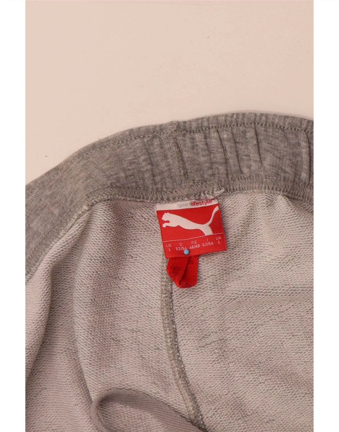 Puma Mens Graphic Tracksuit Trousers Large Grey Sports - Image 3