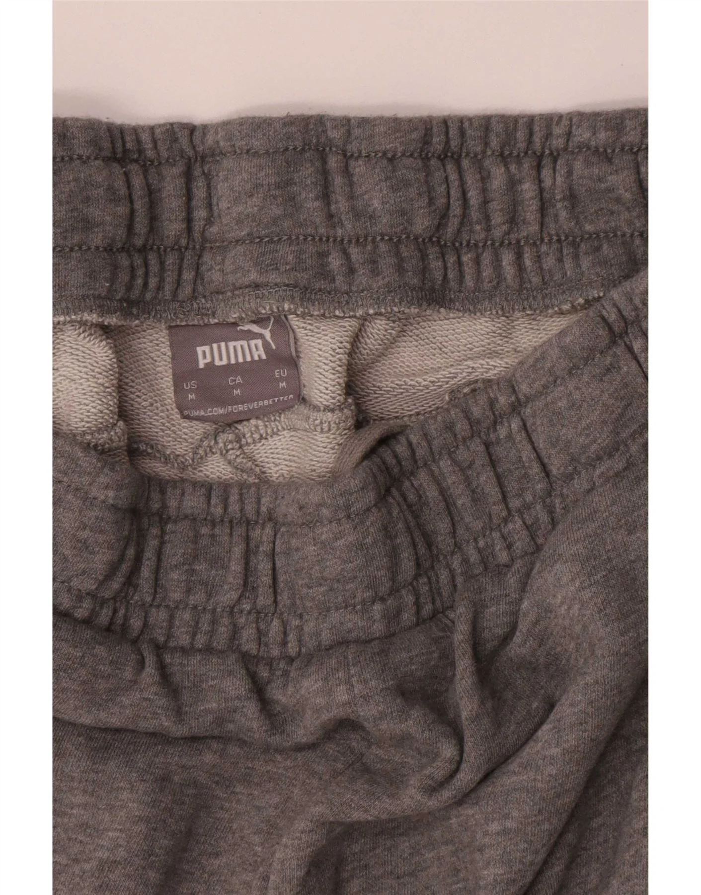 Puma Mens Sport Shorts Medium Grey Cotton - Image 3