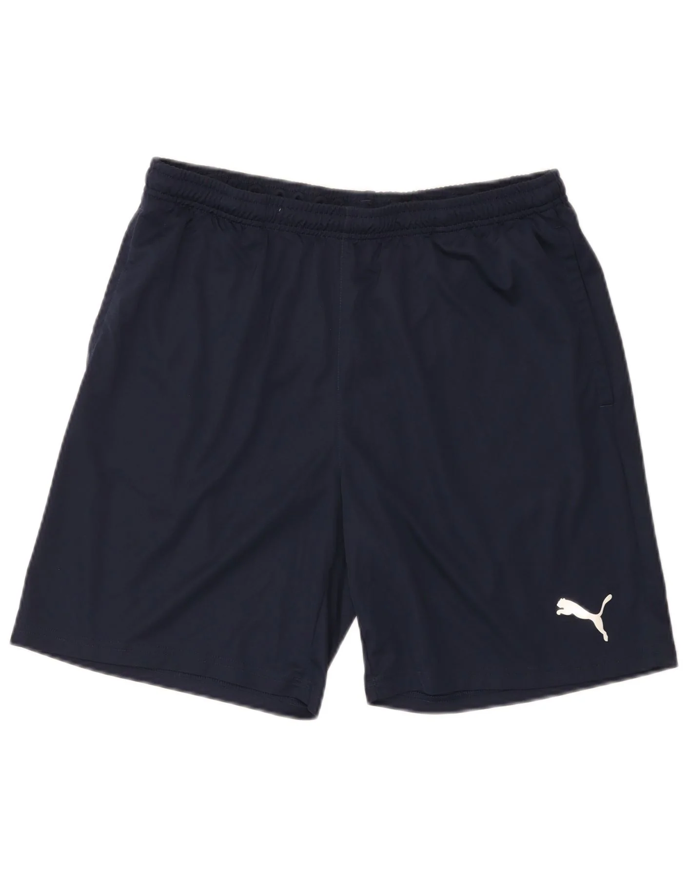 Puma Mens Sport Shorts XL Navy Blue Polyester