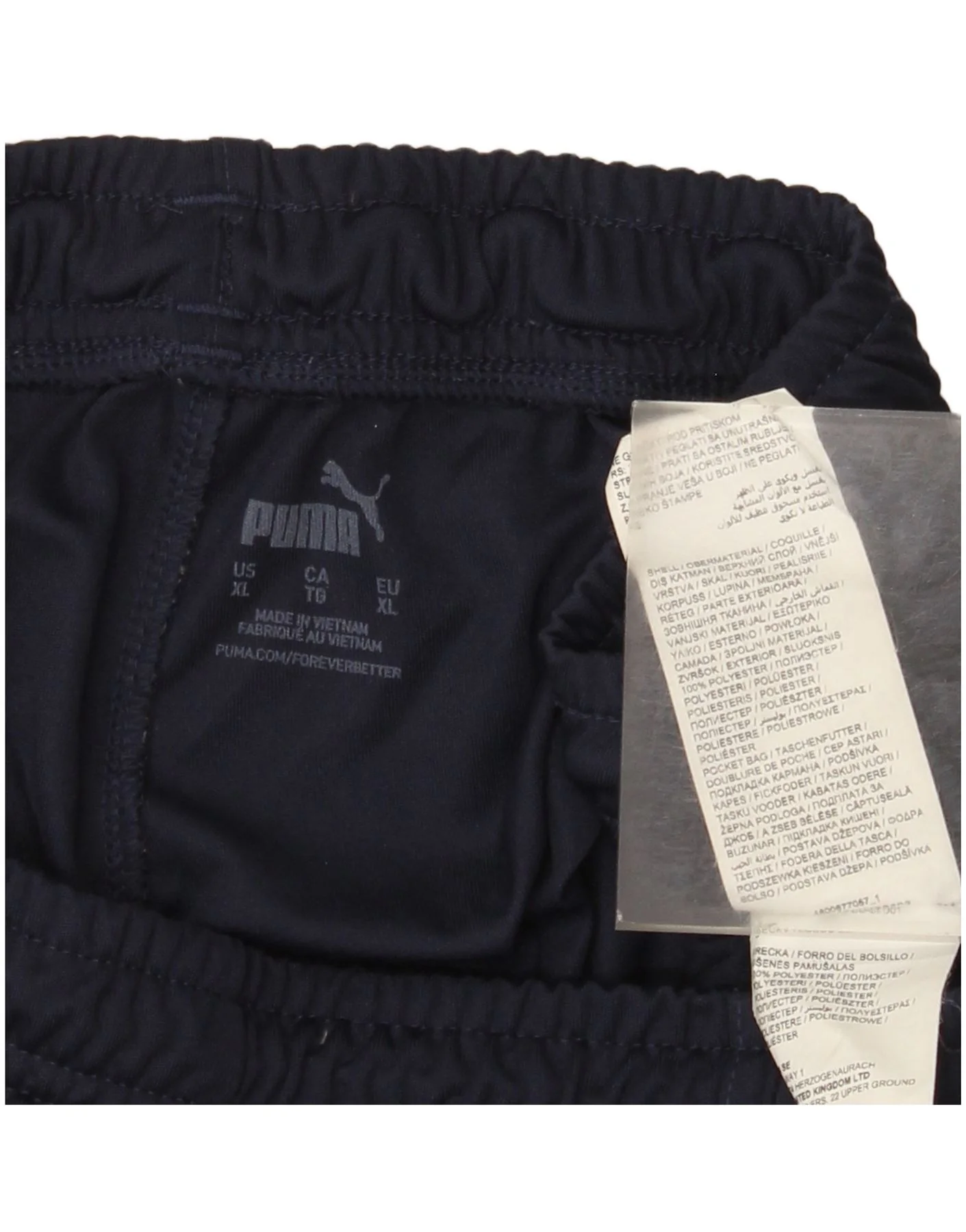 Puma Mens Sport Shorts XL Navy Blue Polyester - Image 3