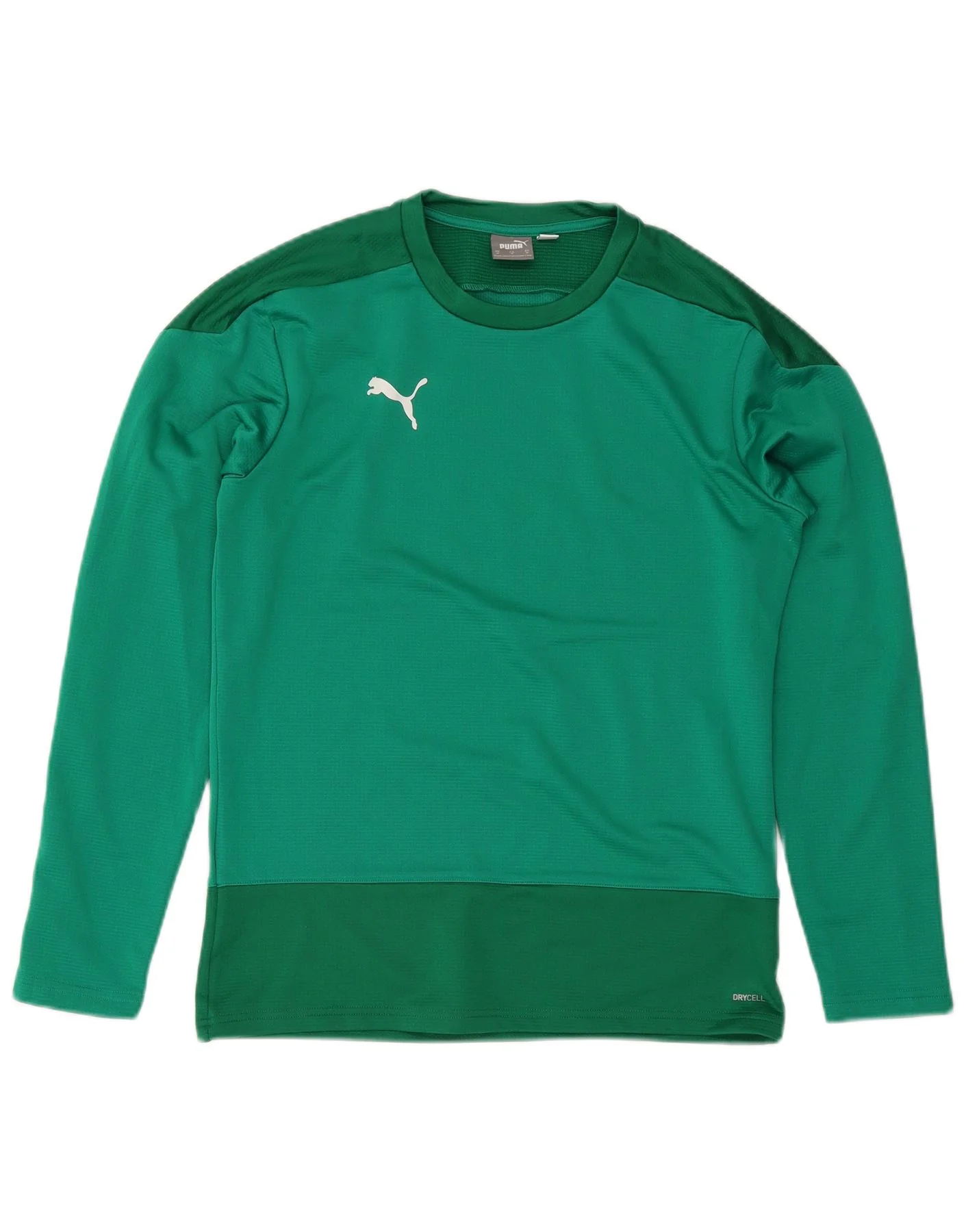 Puma Mens Top Long Sleeve Medium Green