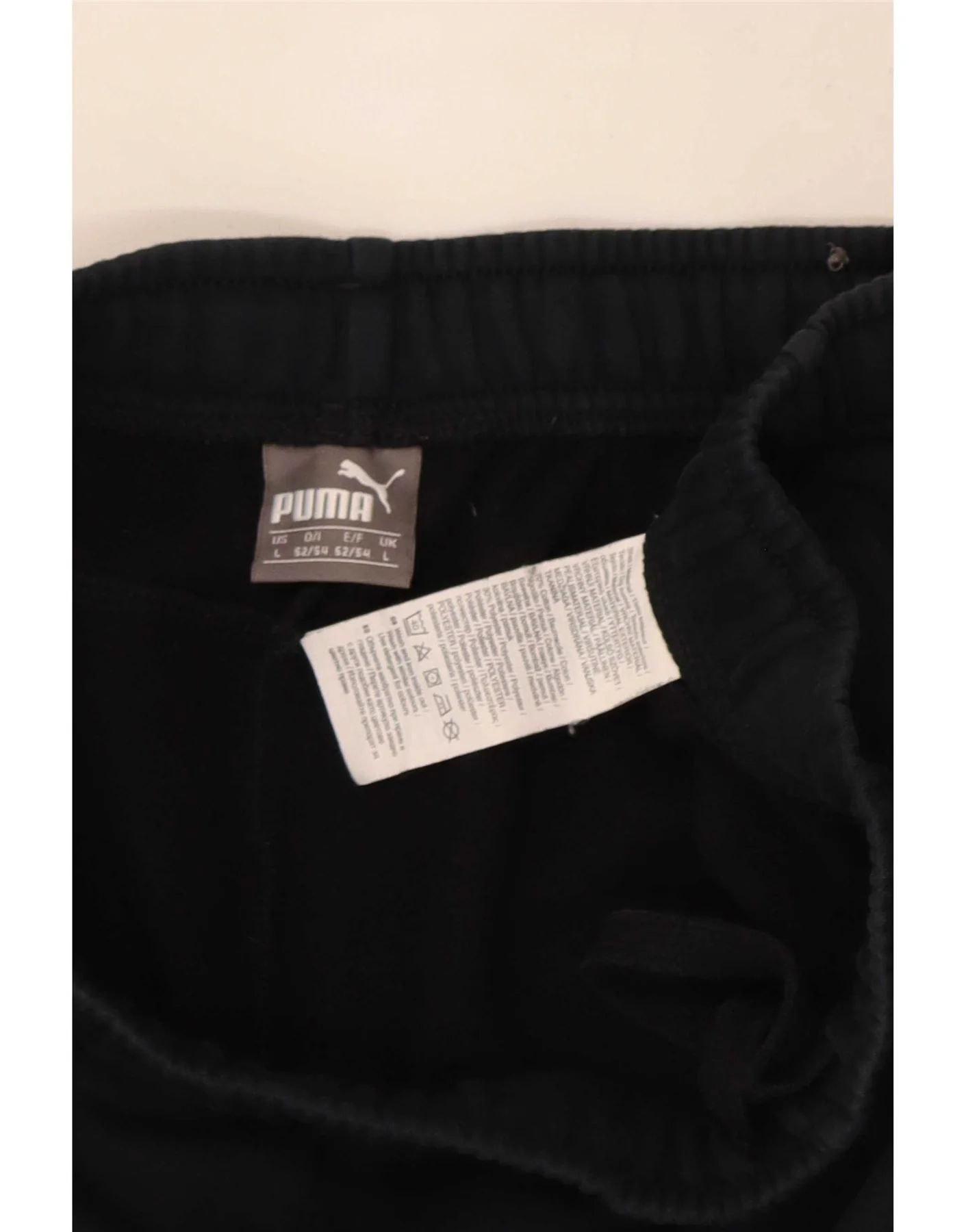 Puma Mens Tracksuit Trousers Joggers Large Black Cotton - Image 4
