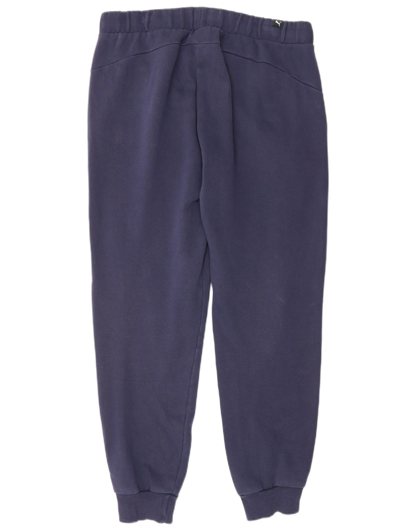 Puma Mens Tracksuit Trousers Joggers Large Navy Blue Cotton - Image 2
