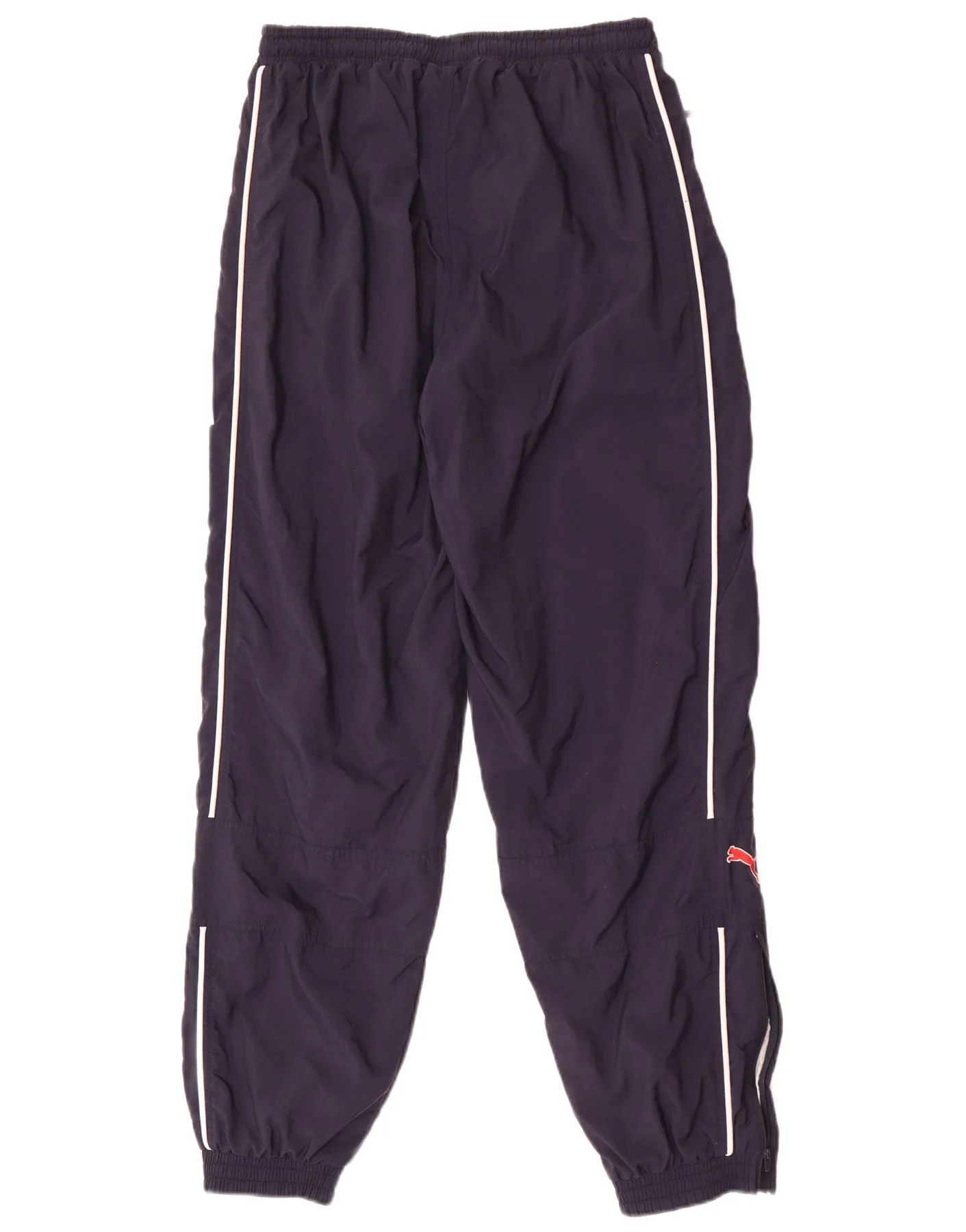 Puma Mens Tracksuit Trousers Joggers Large Navy Blue Nylon - Image 2