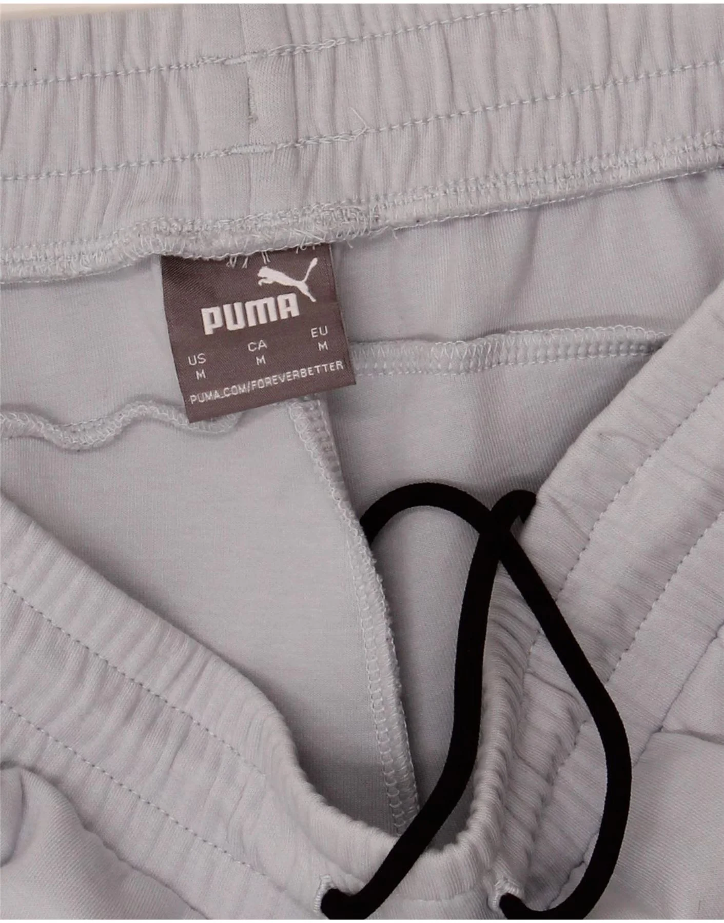 Puma Mens Tracksuit Trousers Joggers Medium Blue Cotton - Image 4