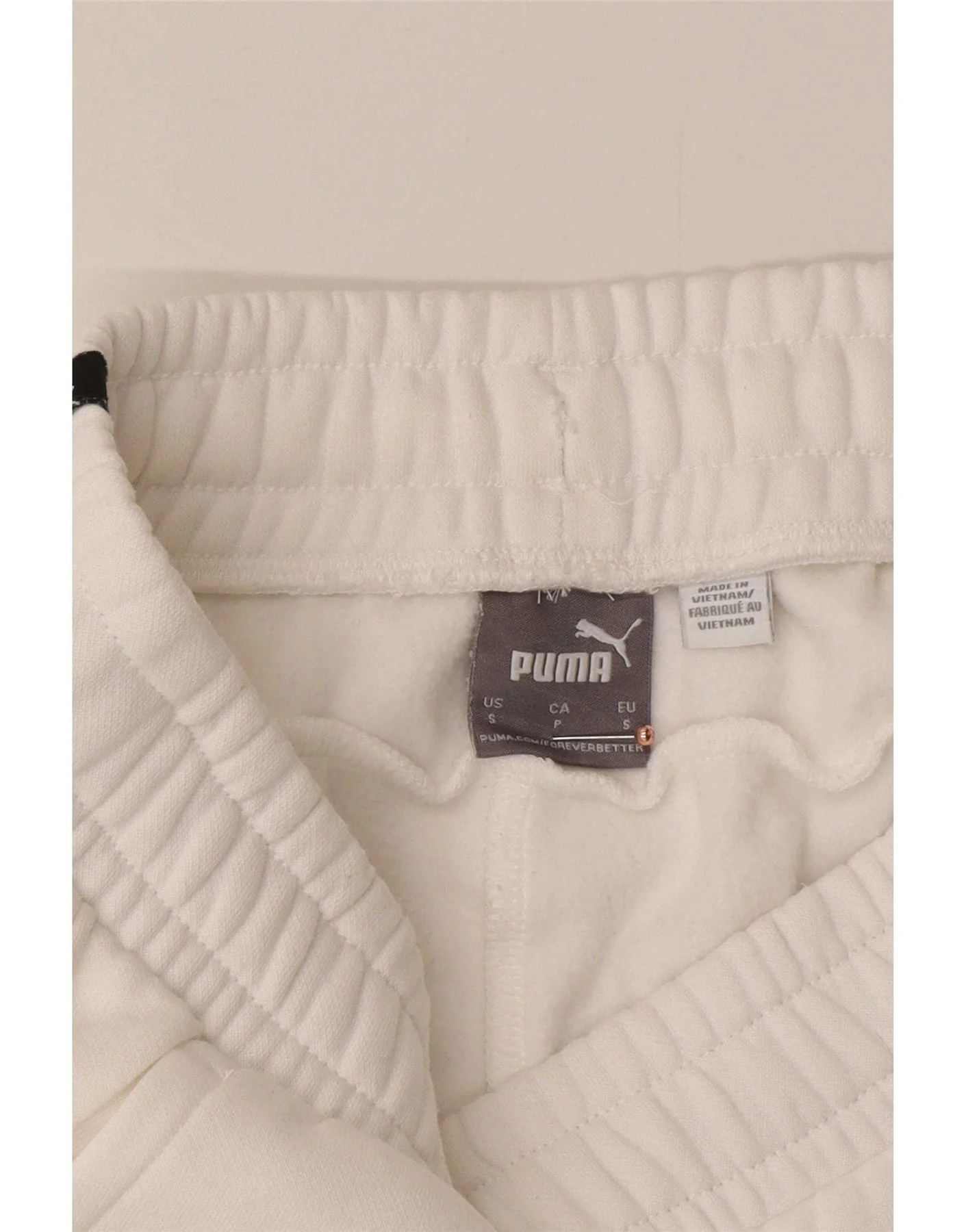 Puma Mens Tracksuit Trousers Joggers Small White - Image 4