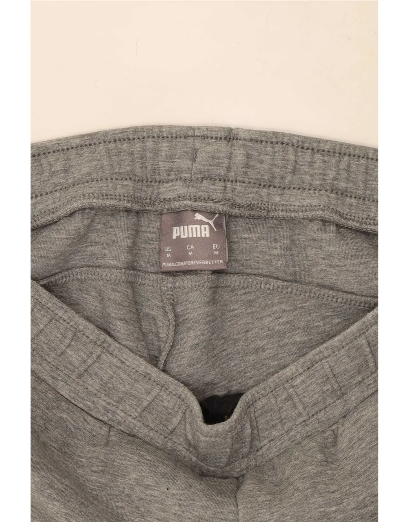 Puma Mens Tracksuit Trousers Medium Grey Colourblock - Image 3