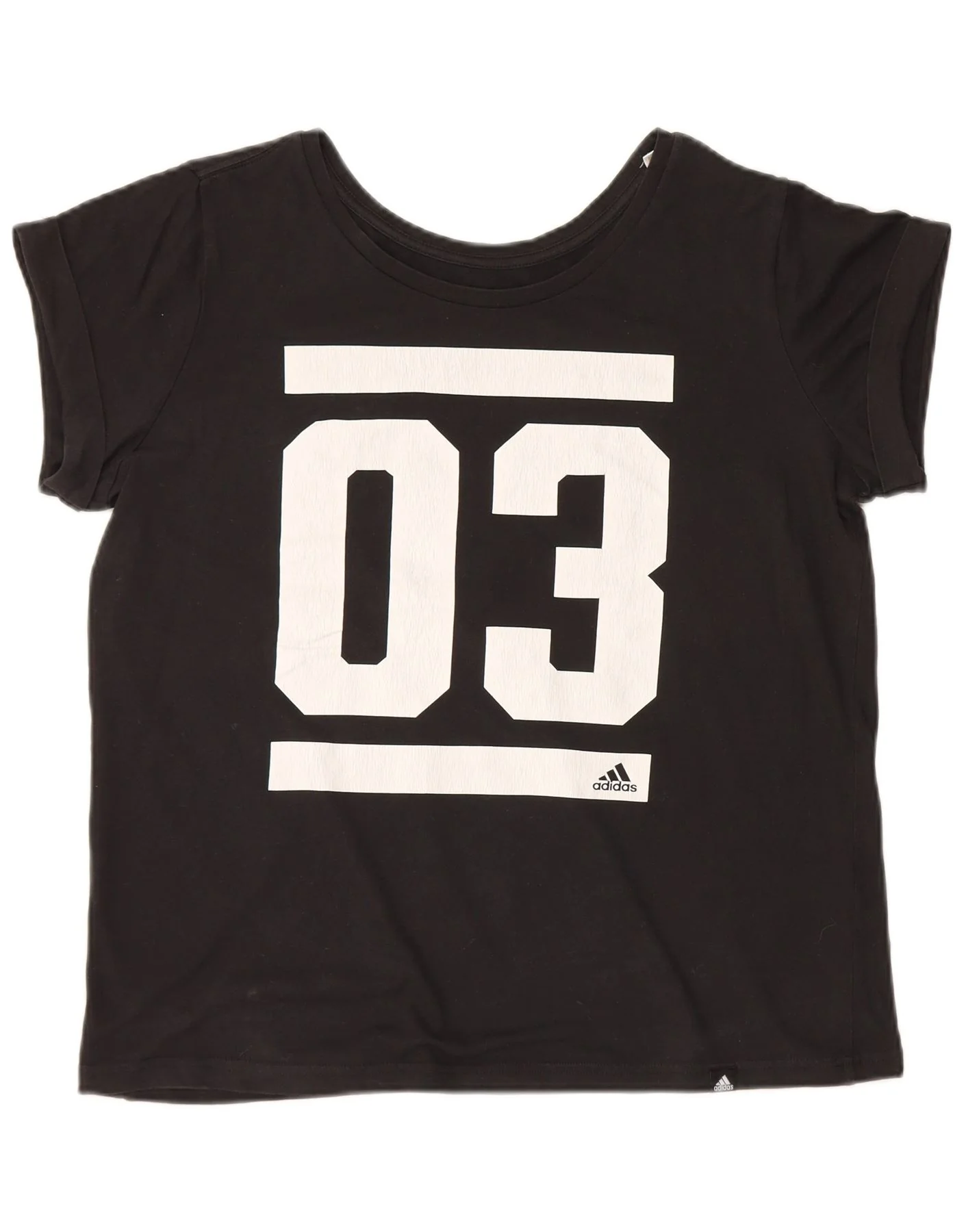 Puma Womens Climalite Graphic T-Shirt Top UK 20/22 XL Black Cotton