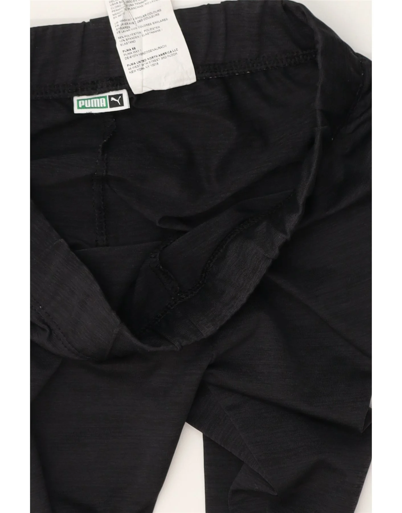 Puma Womens Graphic Leggings UK 8 Small Black Polyester - Image 3
