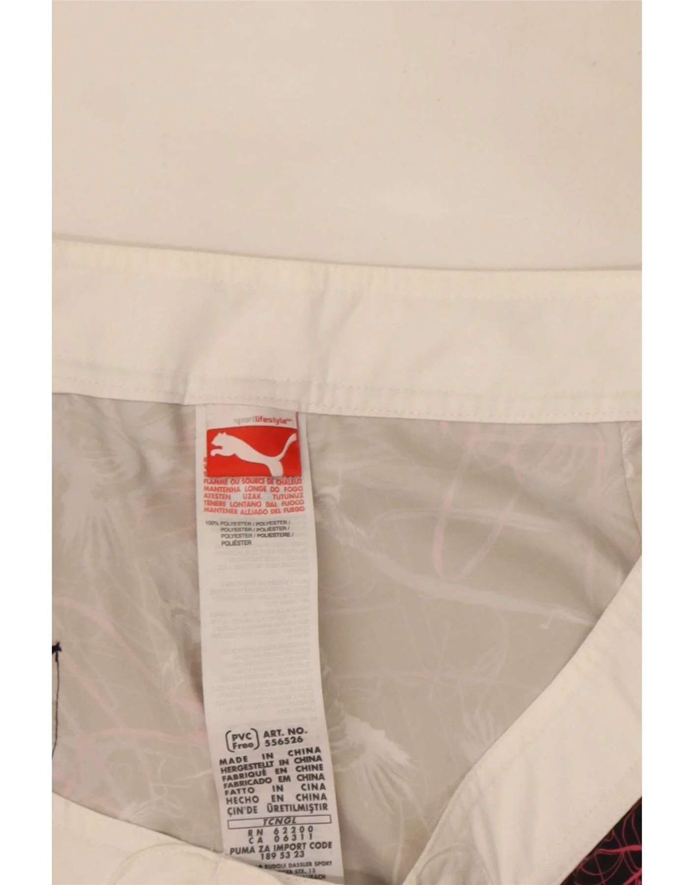 Puma Womens Graphic Swimming Shorts UK 12 Medium Multicoloured Polyester - Image 4