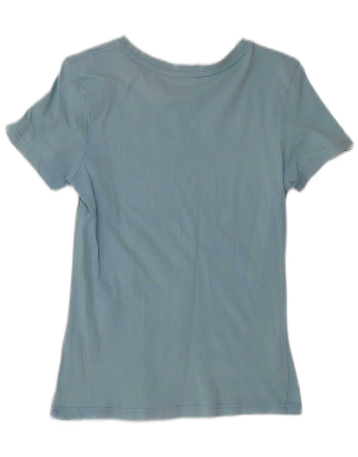 Puma Womens Graphic T-Shirt Top UK 10 Small Blue - Image 2