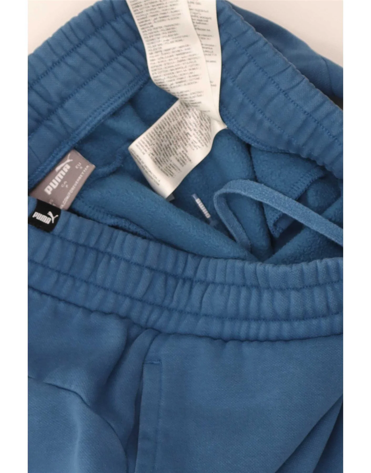 Puma Womens Graphic Tracksuit Trousers Joggers UK 8 Small Blue Colourblock - Image 3