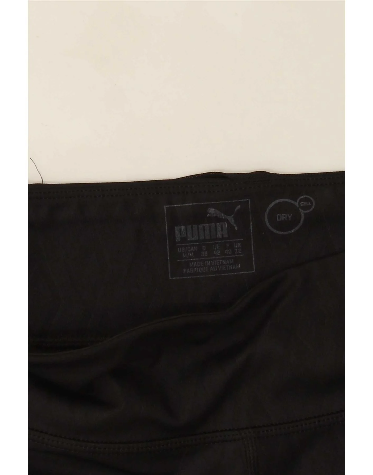 Puma Womens Leggings UK 12 Medium Black - Image 3