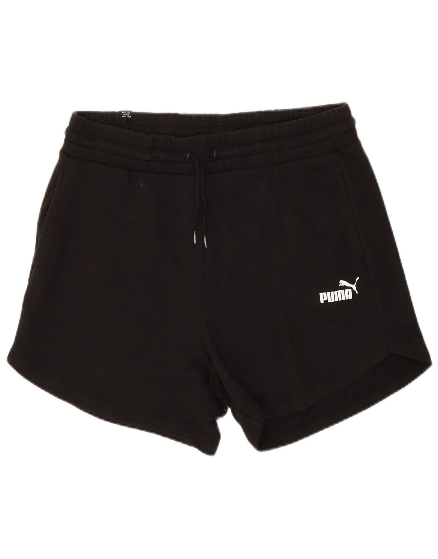 Puma Womens Sport Shorts UK 14 Large Black