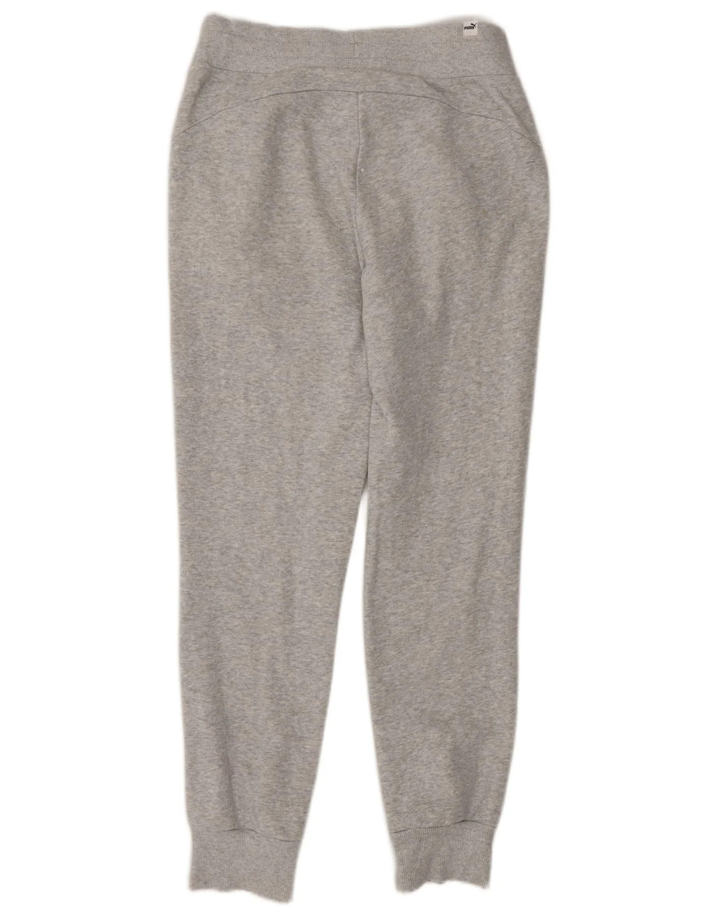 Puma Womens Tracksuit Trousers Joggers UK 10 Small Grey Cotton - Image 2