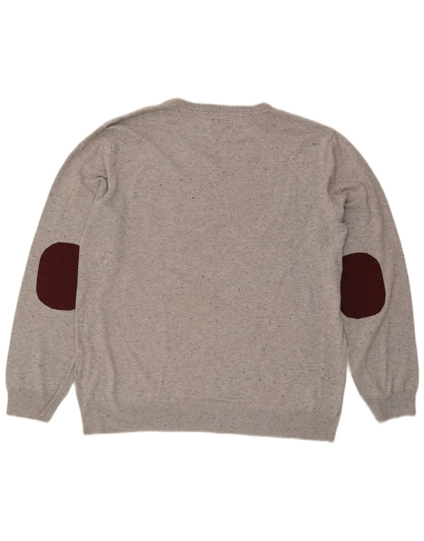 Quiksilver Mens Crew Neck Jumper Sweater XL Grey Cotton - Image 2