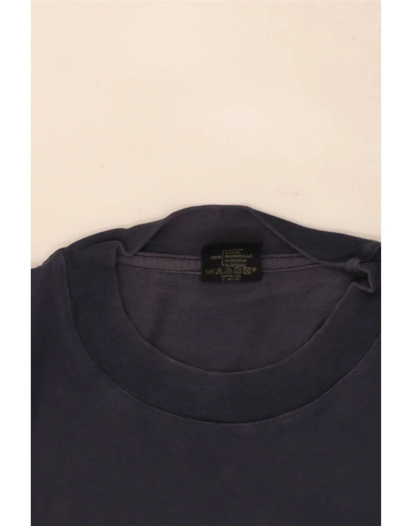 Quiksilver Mens Graphic T-Shirt Top Small Navy Blue Cotton - Image 3