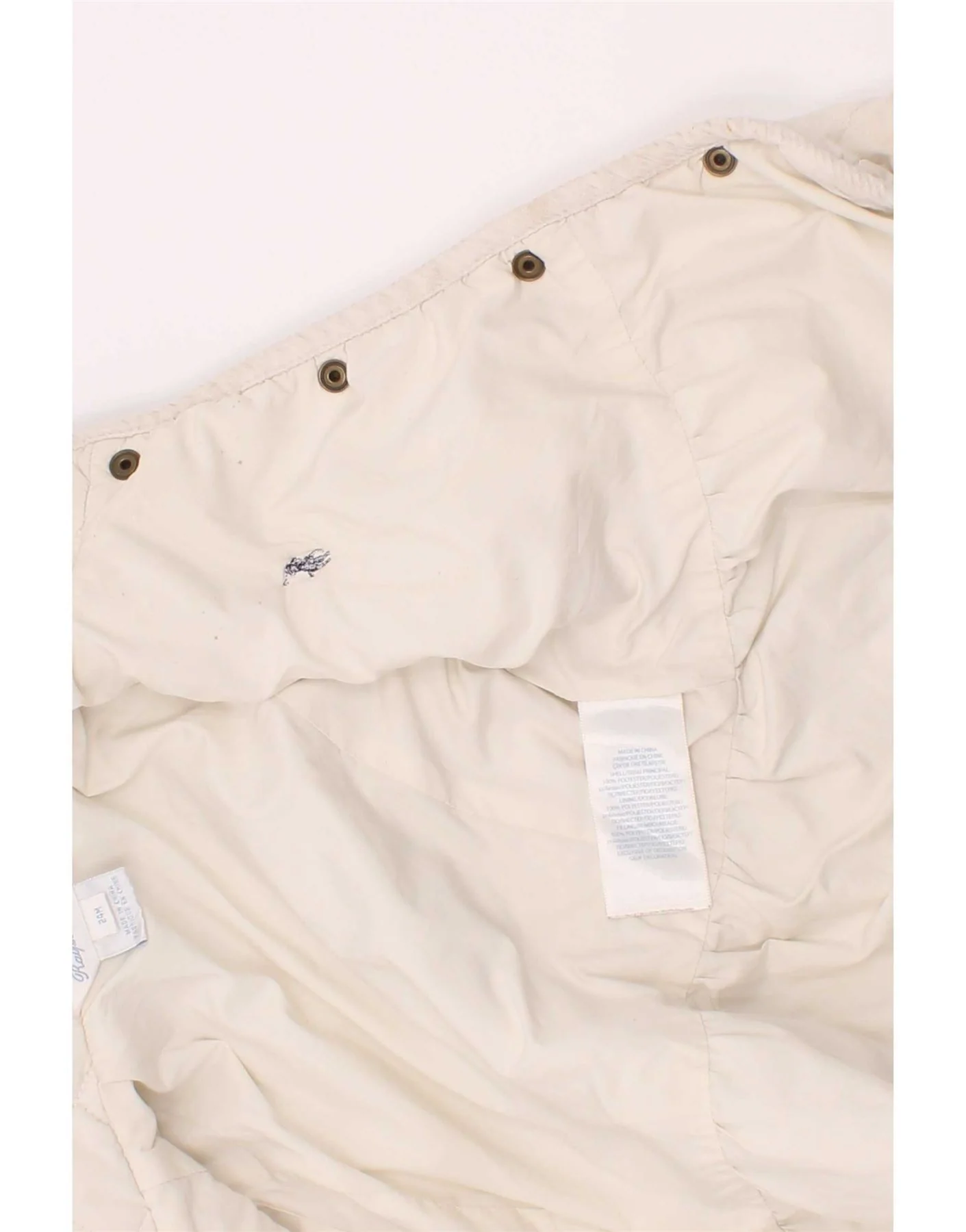 Ralph Lauren Baby Girls Quilted Jacket 18-24 Months White Polyester - Image 6
