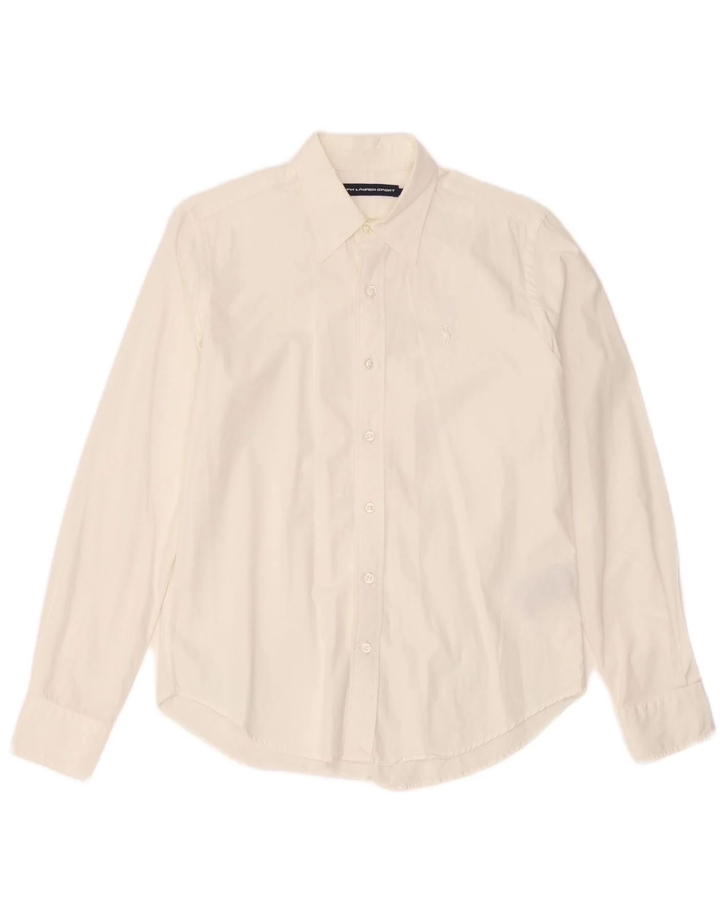 Ralph Lauren Womens Shirt US 6 Medium White Cotton